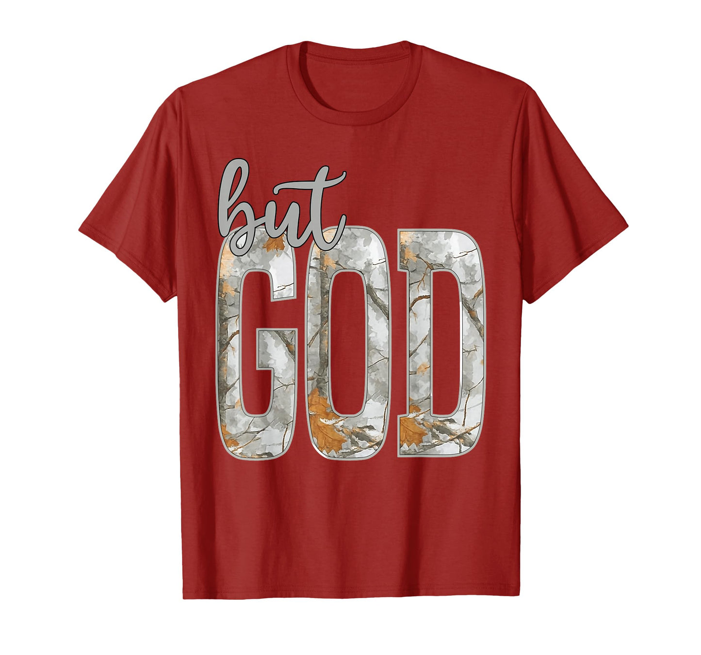 Jesus But God Camo Christian Cross God Faith Bible Religious T-Shirt