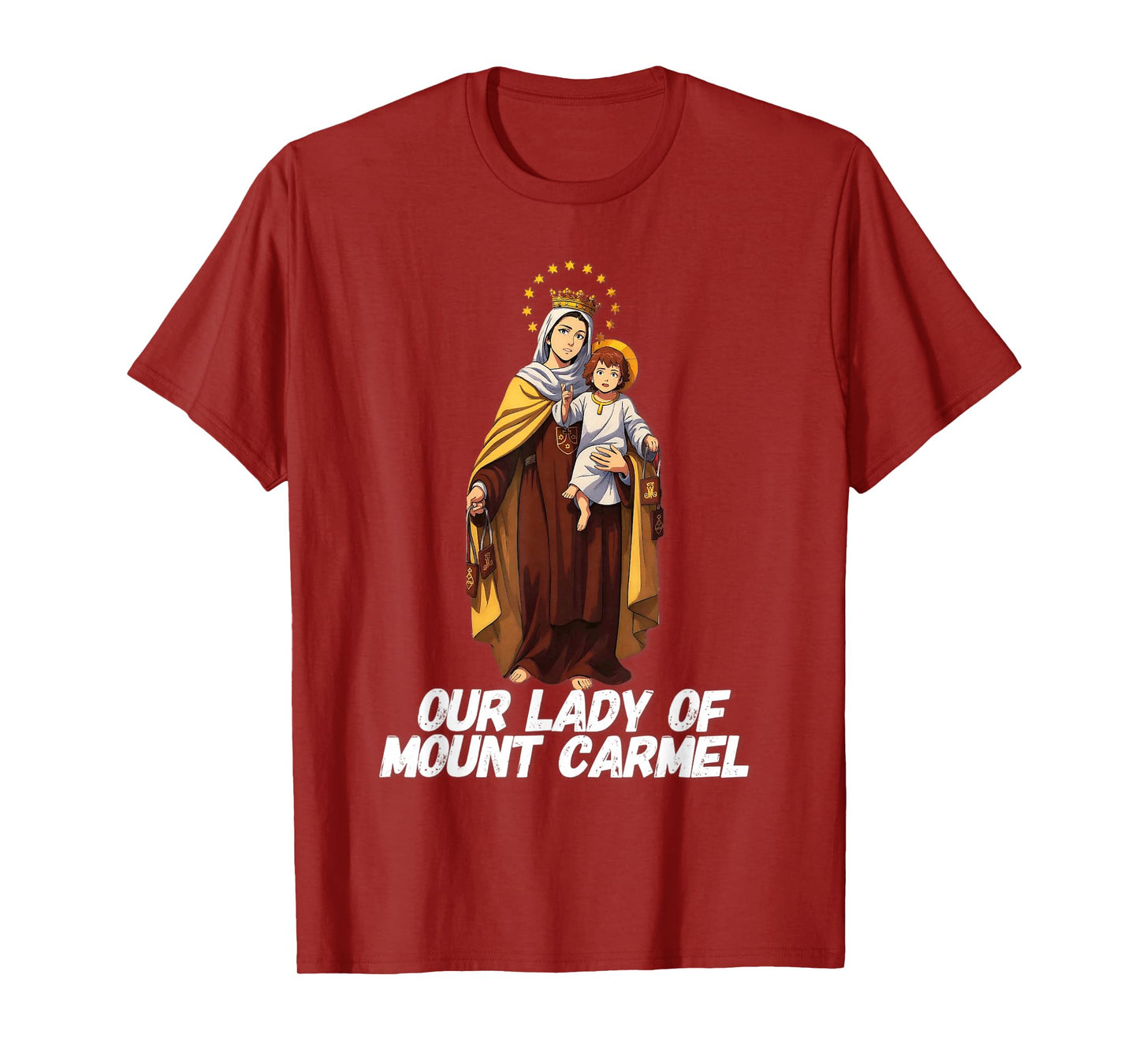 Our Lady of Mount Carmel Marian Catholic T-Shirt
