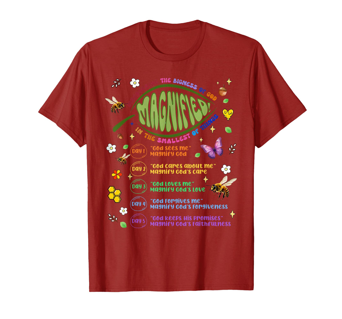 VBS 2025 Magnified Discovering The Bigness Of God Magnified T-Shirt