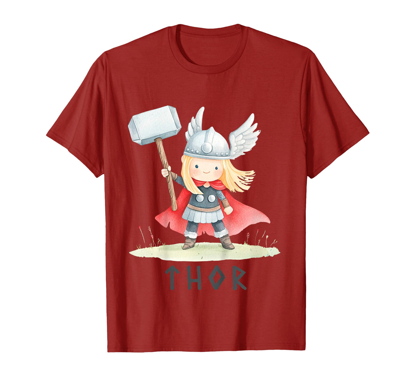 Norse mythology god Thor Viking kids boys girls T-Shirt
