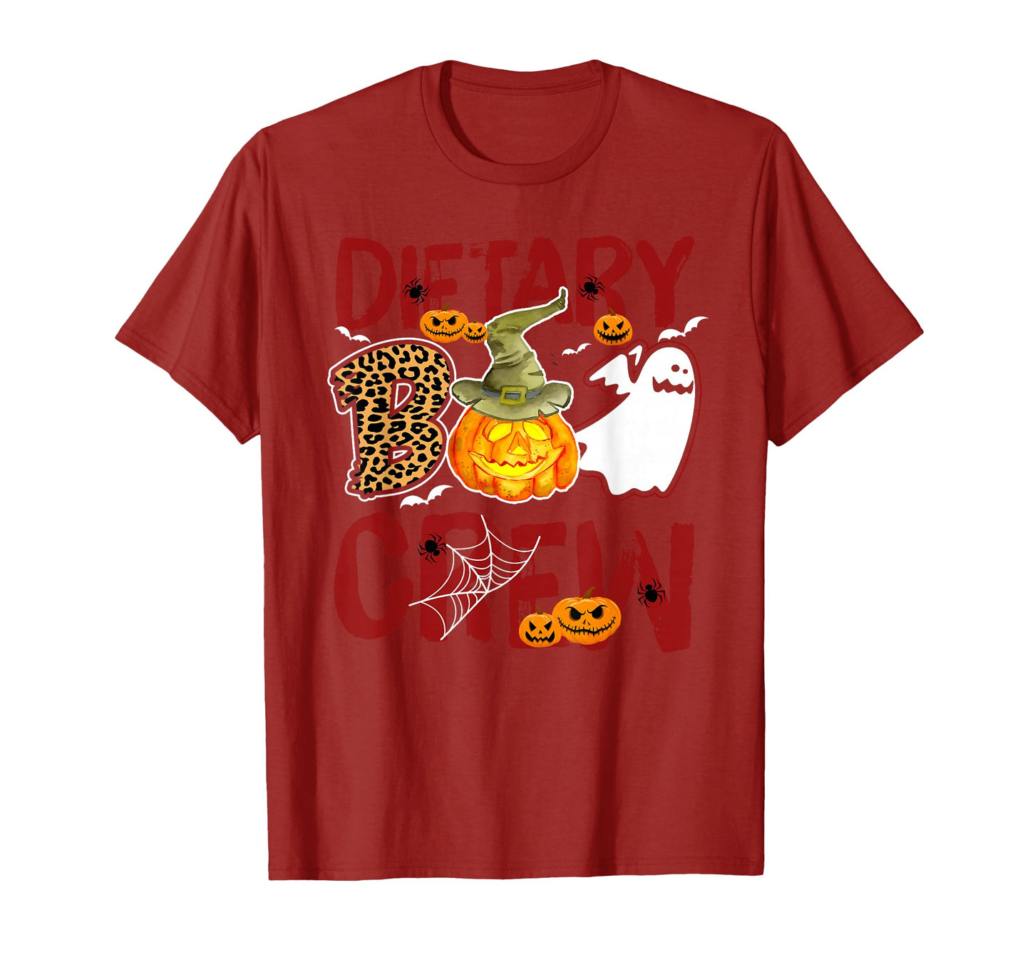 Dietary Boo Crew Halloween Nutritionist Match T-Shirt