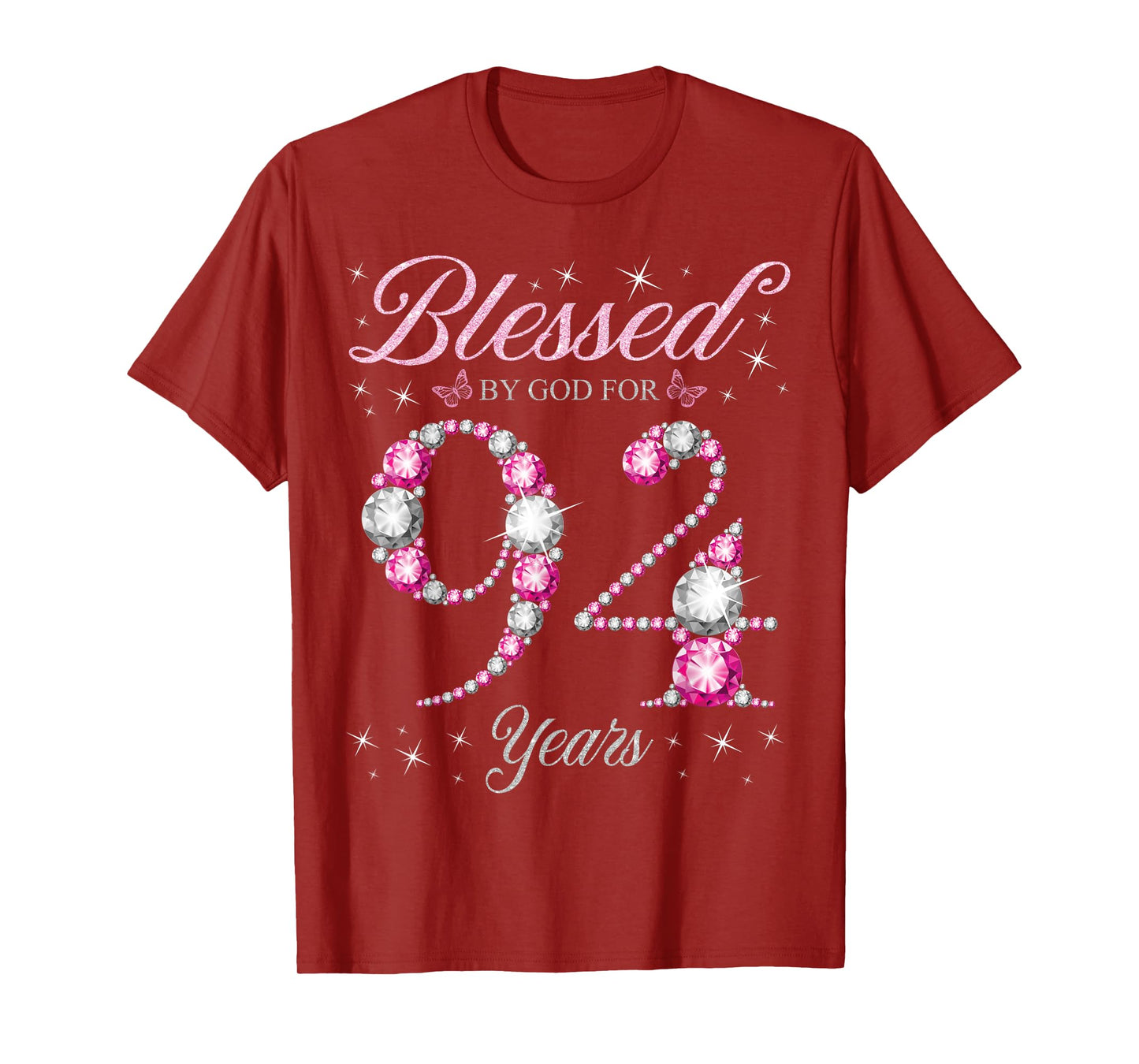Blessed By God For 94 Years Old 94th Birthday Party T-Shirt