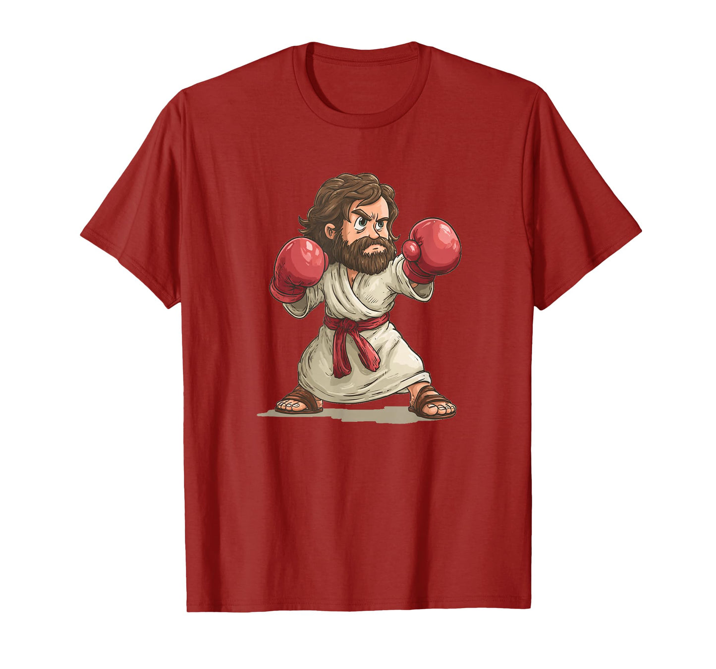 Cool Jesus Christ with Boxing Gloves for Believer T-Shirt