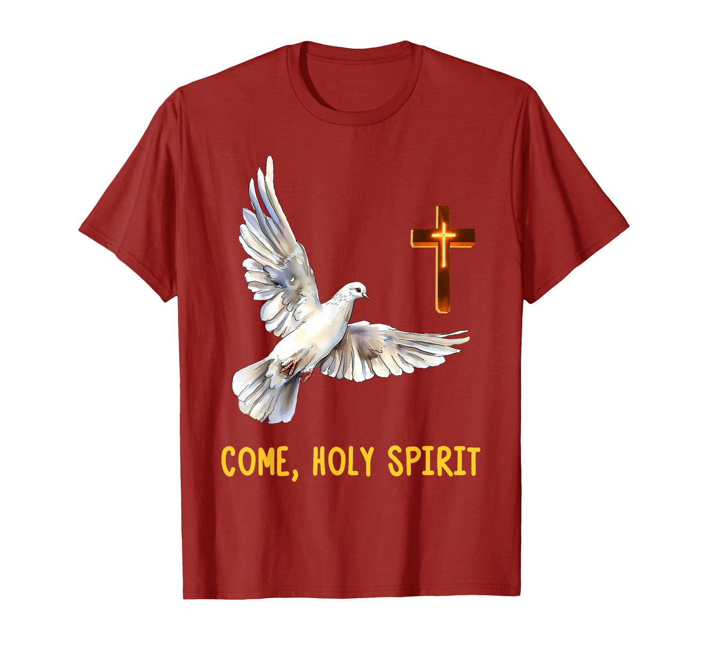 Come, Holy Spirit Cross Dove Christian T-Shirt