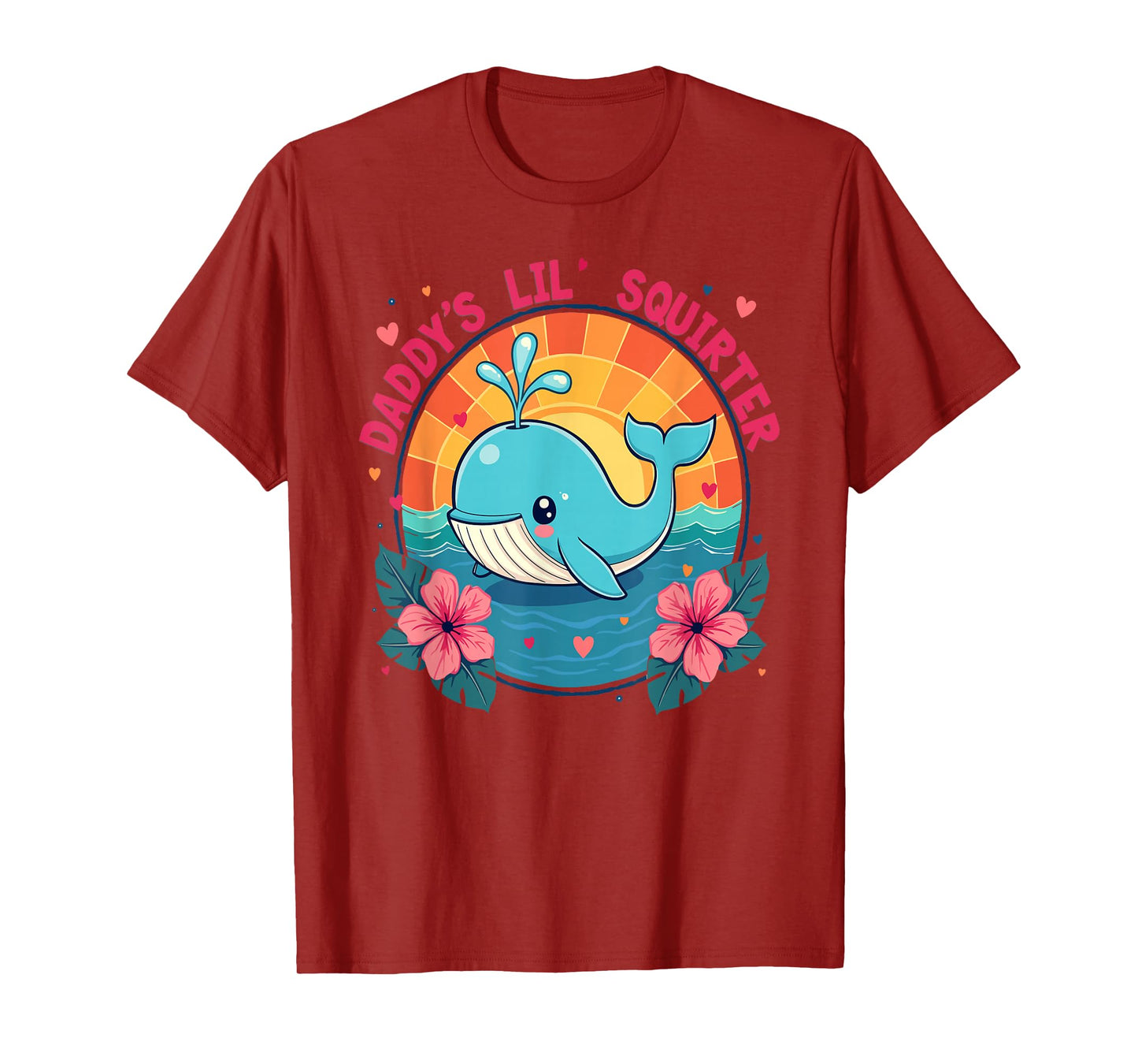 Daddys Lil Whale Shirt Funny Inappropriate Adult Humor Women T-Shirt