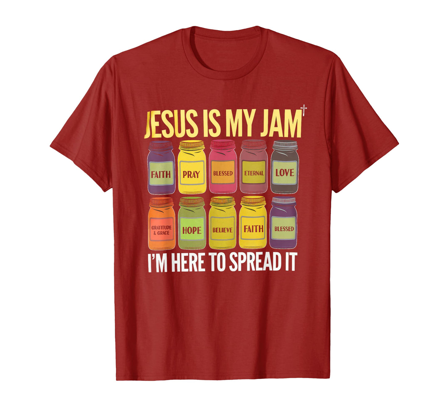 Jesus is My Jam Tshirt Men Women Christian Bible Verse T-Shirt