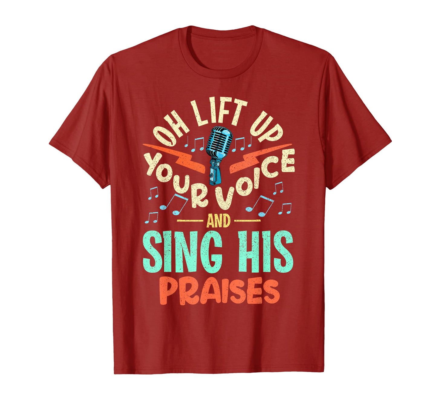 Christian Music Quote Inspirational Choir Singer or Director T-Shirt