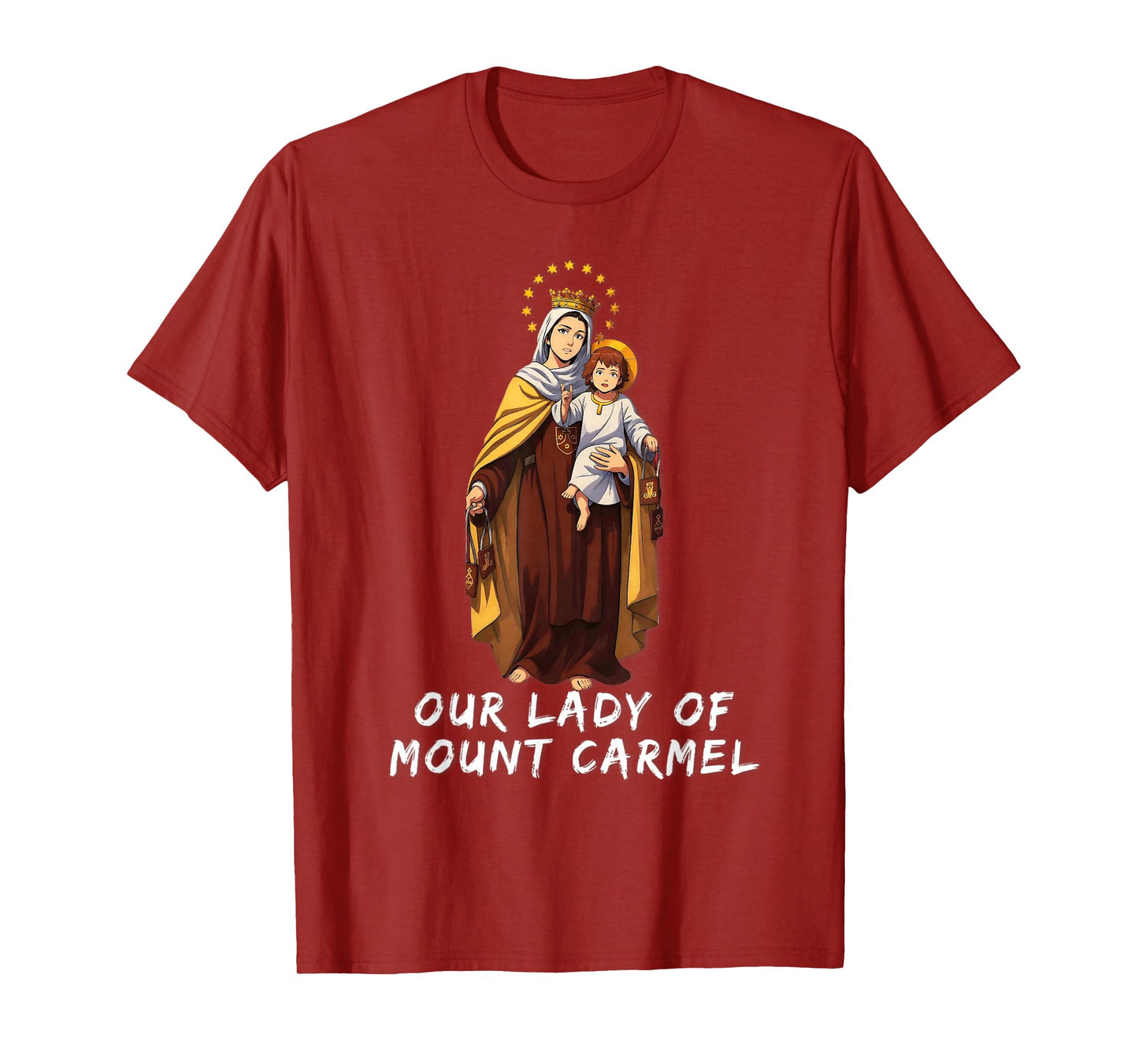 Our Lady of Mount Carmel Marian Catholic T-Shirt
