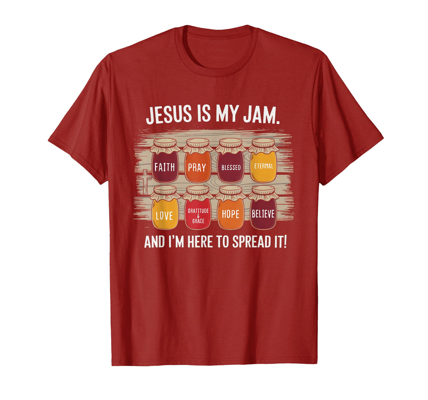 Jesus is My Jam Tshirt Men Women Christian Bible Verse T-Shirt