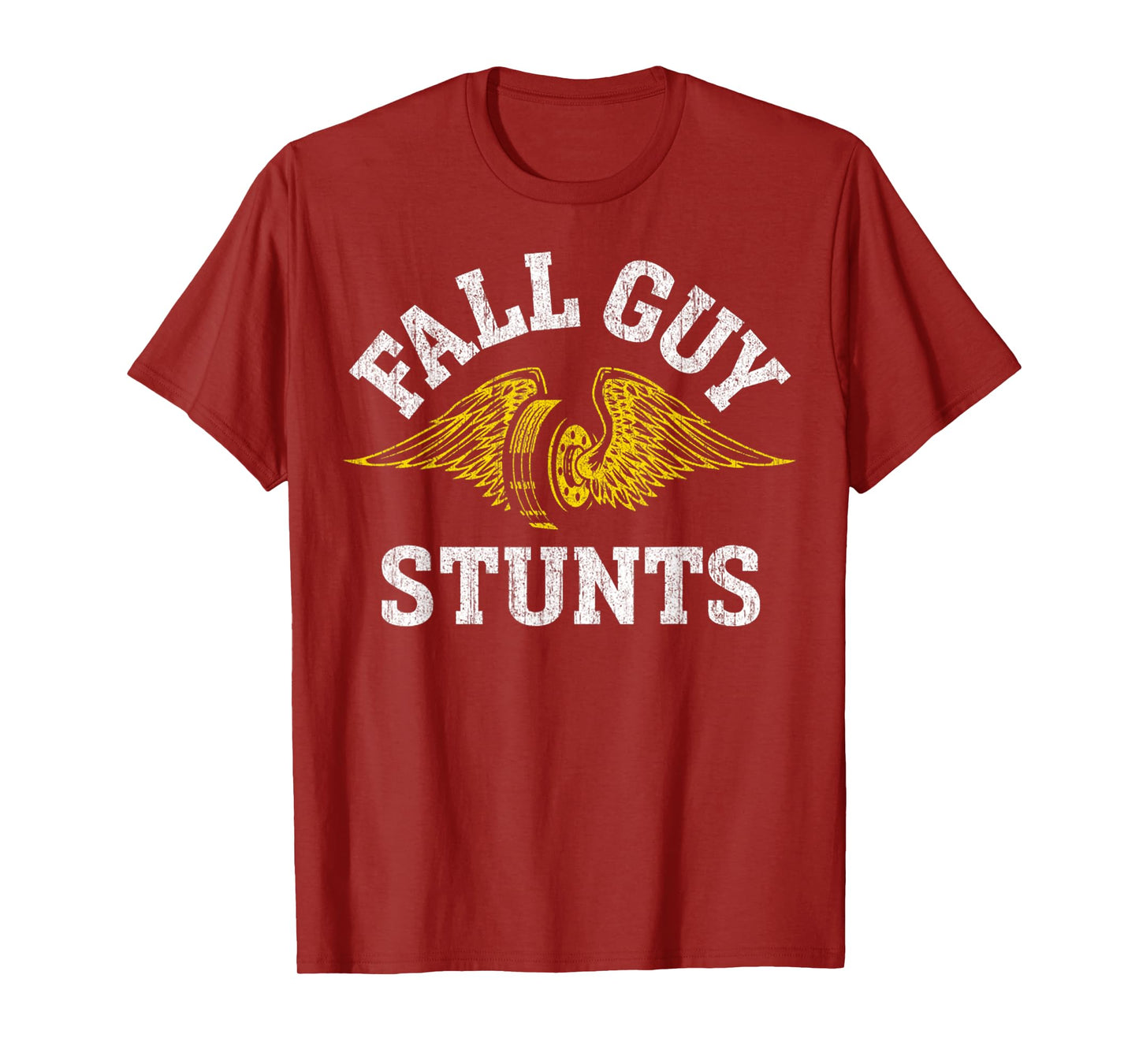 Retro Engine Funny Quote Fall Guy Vintage Stunts Wings Car T-Shirt