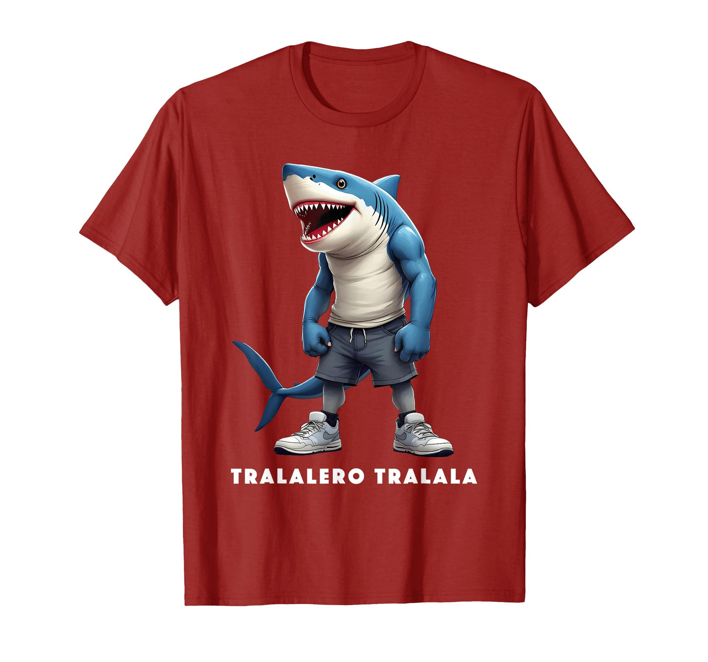 Tralalero Tralala Meme Tee Funny Shark Quote Italian Saying T-Shirt
