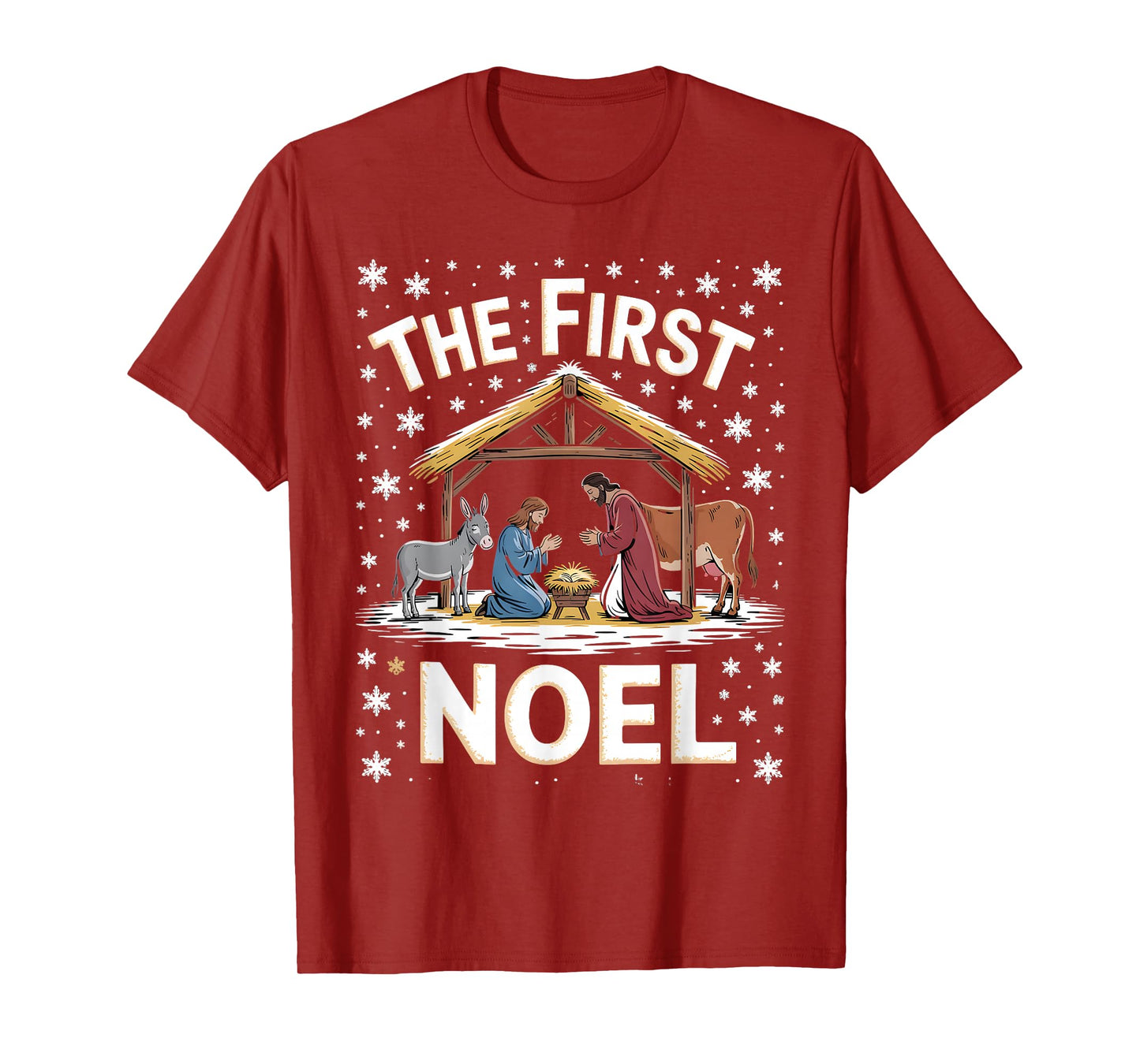 Christian Christmas First Noel Celebrate The Nativity T-Shirt