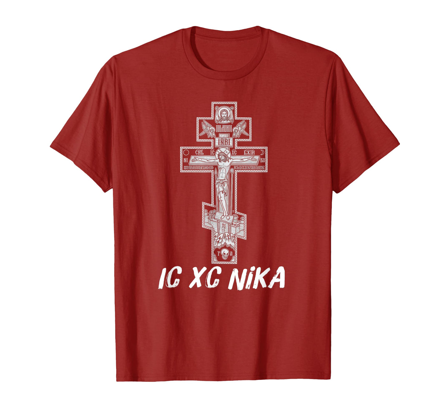 Eastern Orthodox Christian Christ Crucifix Icon T-Shirt