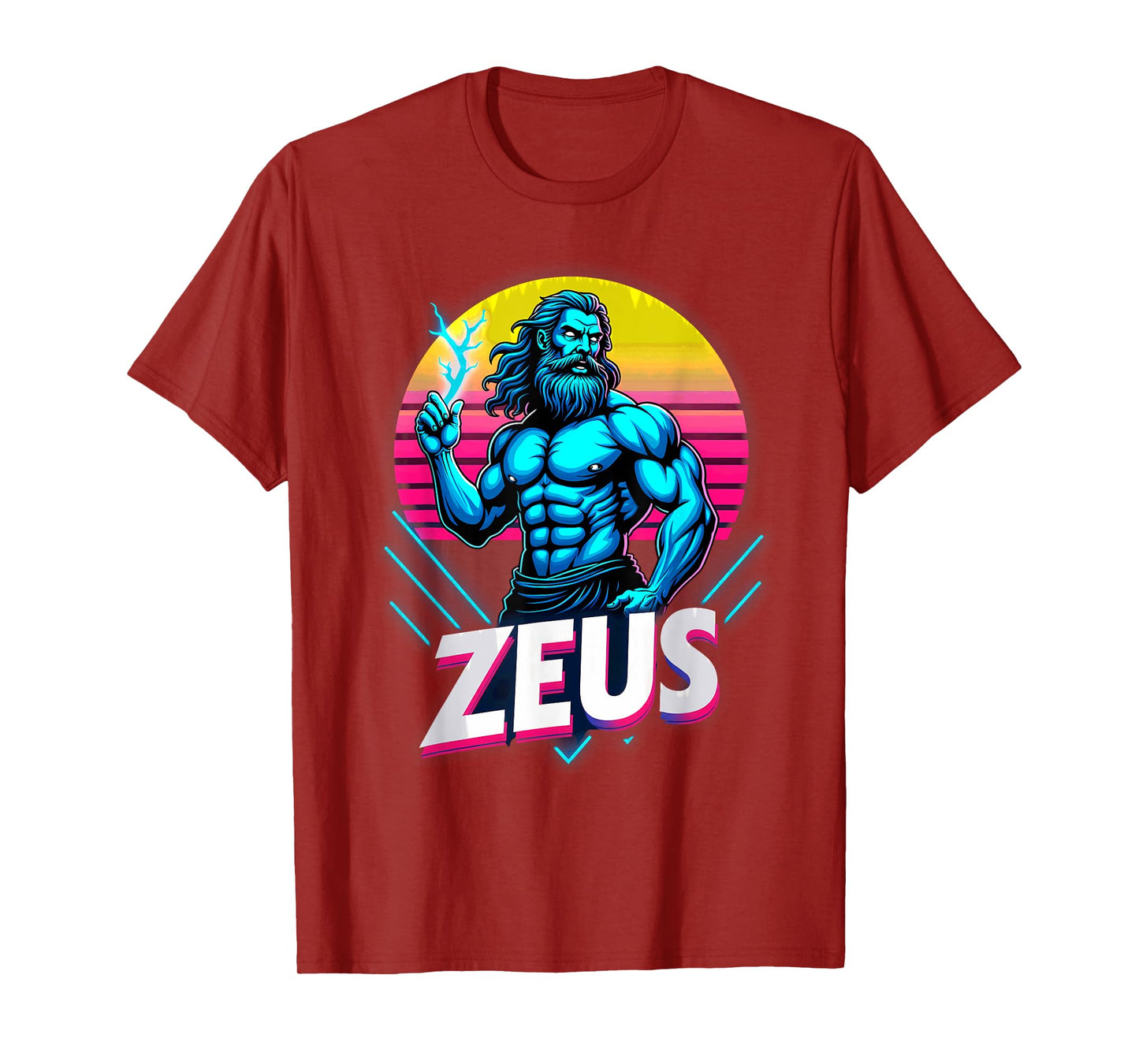 Retro Greek Mythology God Zeus T-Shirt