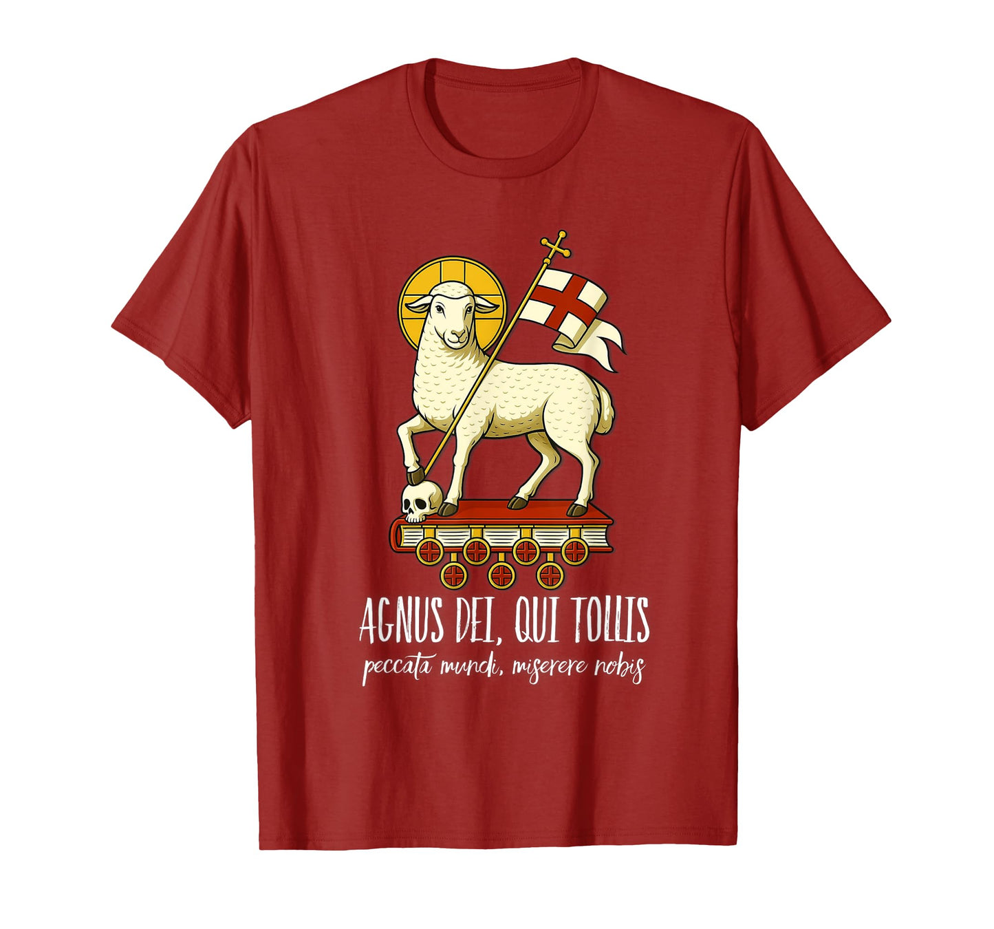 Agnus Dei Sanctus Traditional Latin Mass Catholic T-Shirt