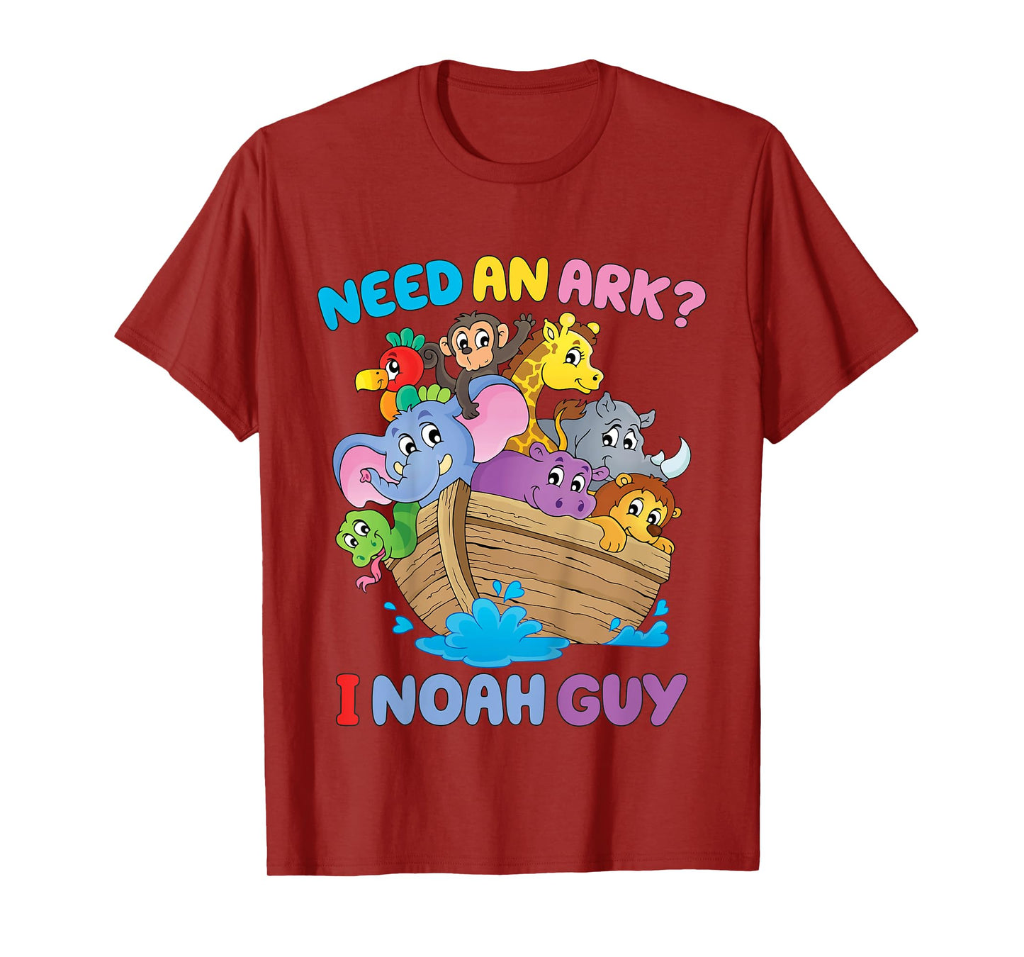 Kids Toddler Need Ark I Noah Guy Christian Easter Boy God Son T-Shirt