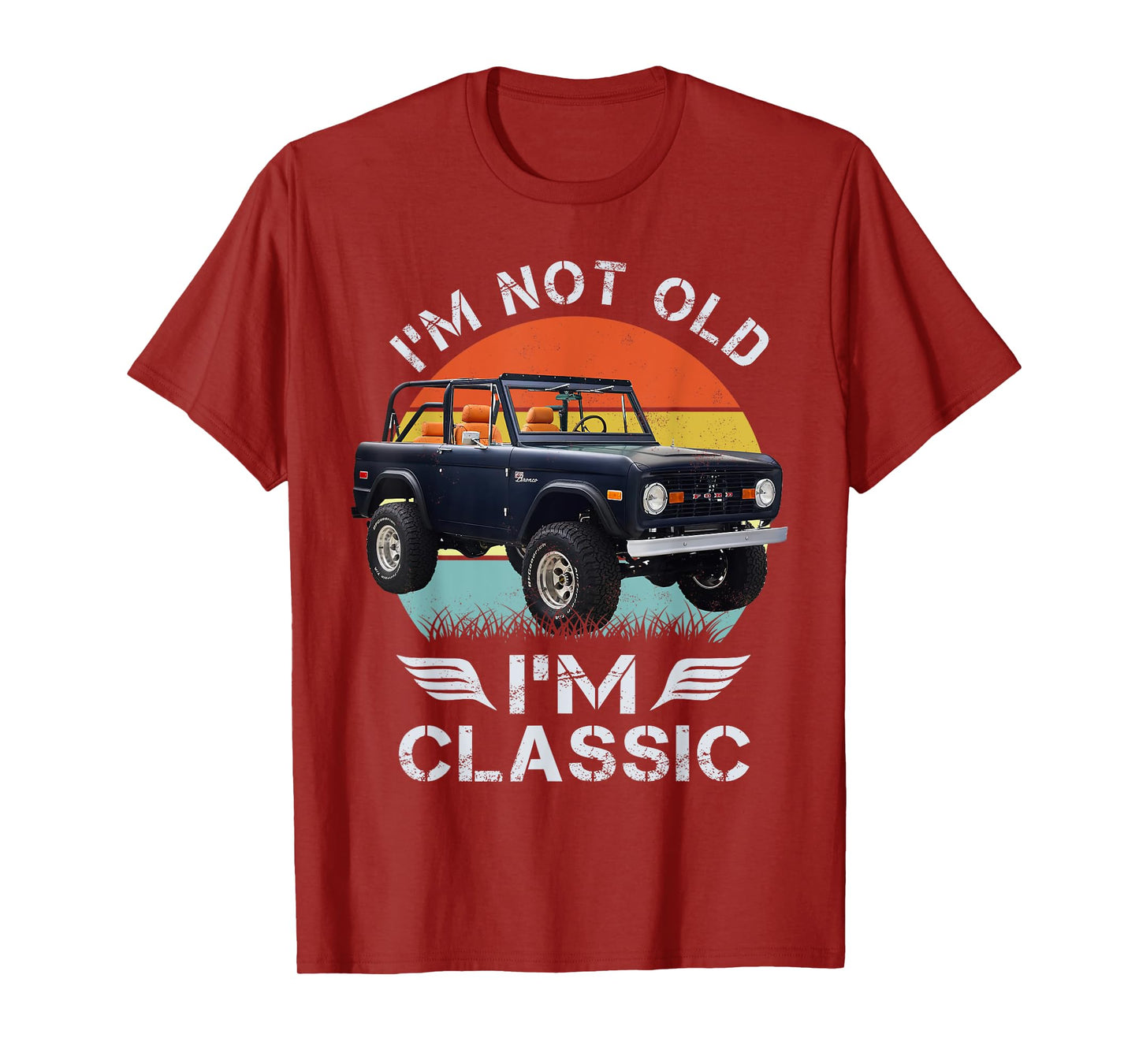 Classic bronco 1972 Matte Navy Blue T-Shirt