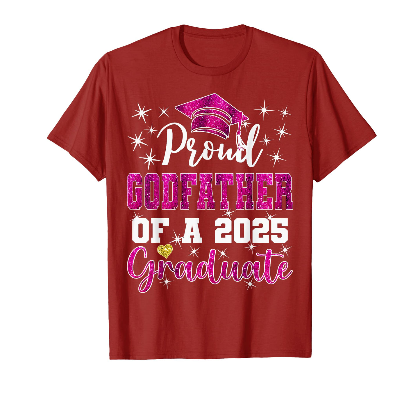 Super Proud Godfather of 2026 Pinkuate Pinkuation Family T-Shirt