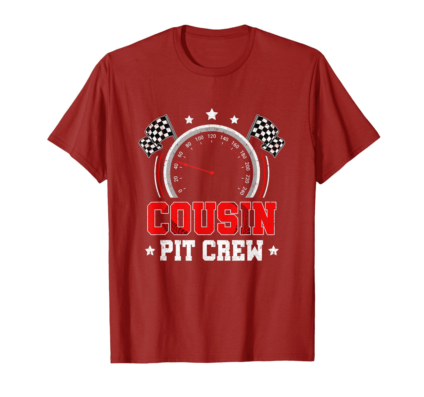 Cousin Pit Crew Race Car Birthday Party Racing Family T-Shirt