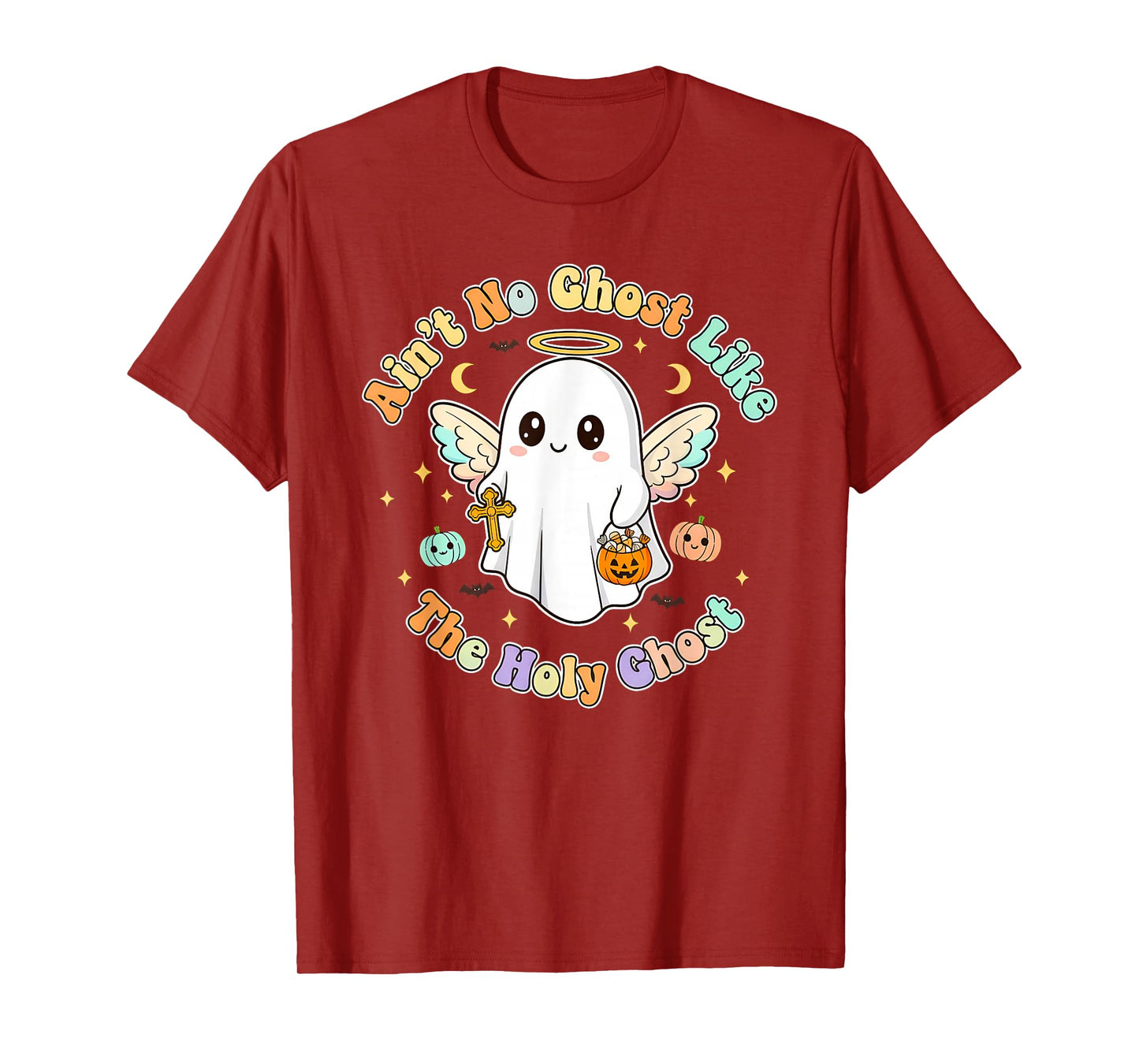 The Only Ghost I Know is The Holy Ghost Halloween Boo Bible T-Shirt
