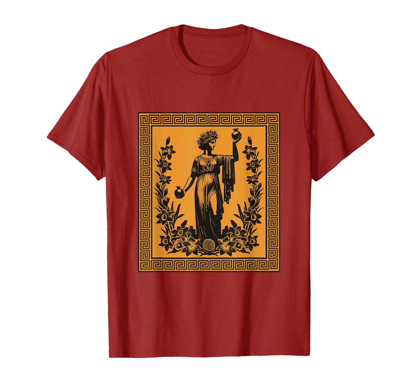 Persephone Spring Goddess Greek Mythology Ancient Greece Art T-Shirt
