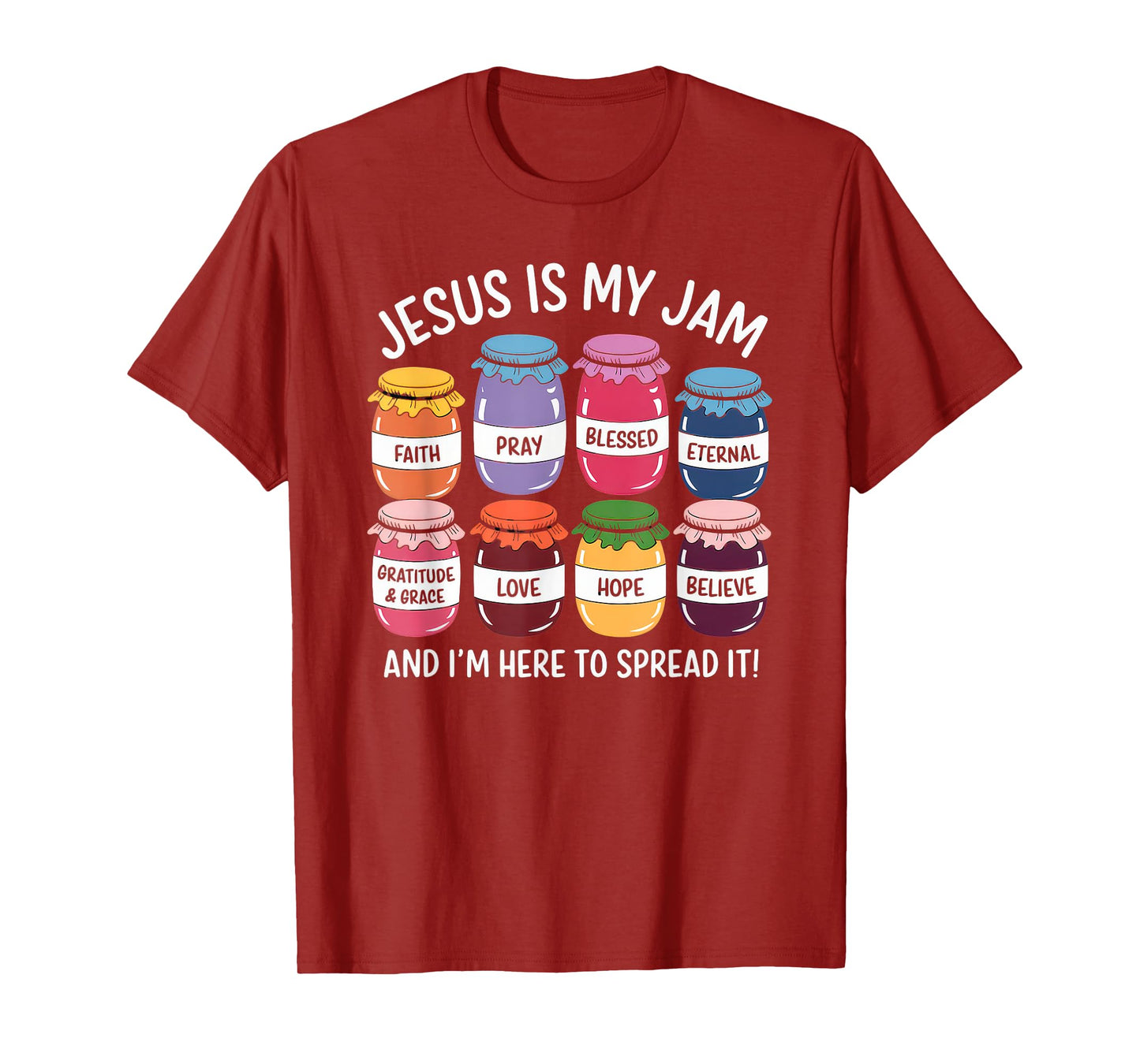 Jesus is My Jam Tshirt Men Women Christian Bible Verse T-Shirt