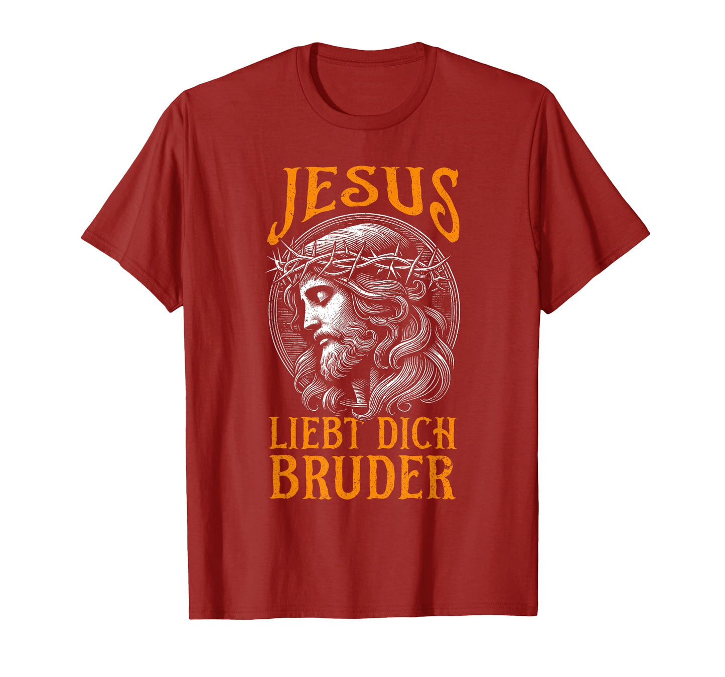 Jesus Liebt Dich Brother God Christian Catholics Christians T-Shirt