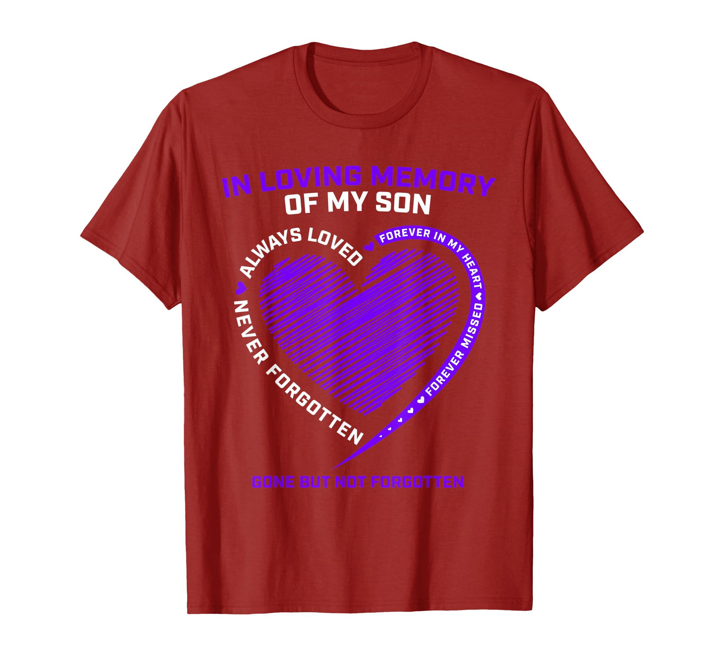 In Memory Of My Son Remembering Gifts Heaven I Miss My Son T-Shirt