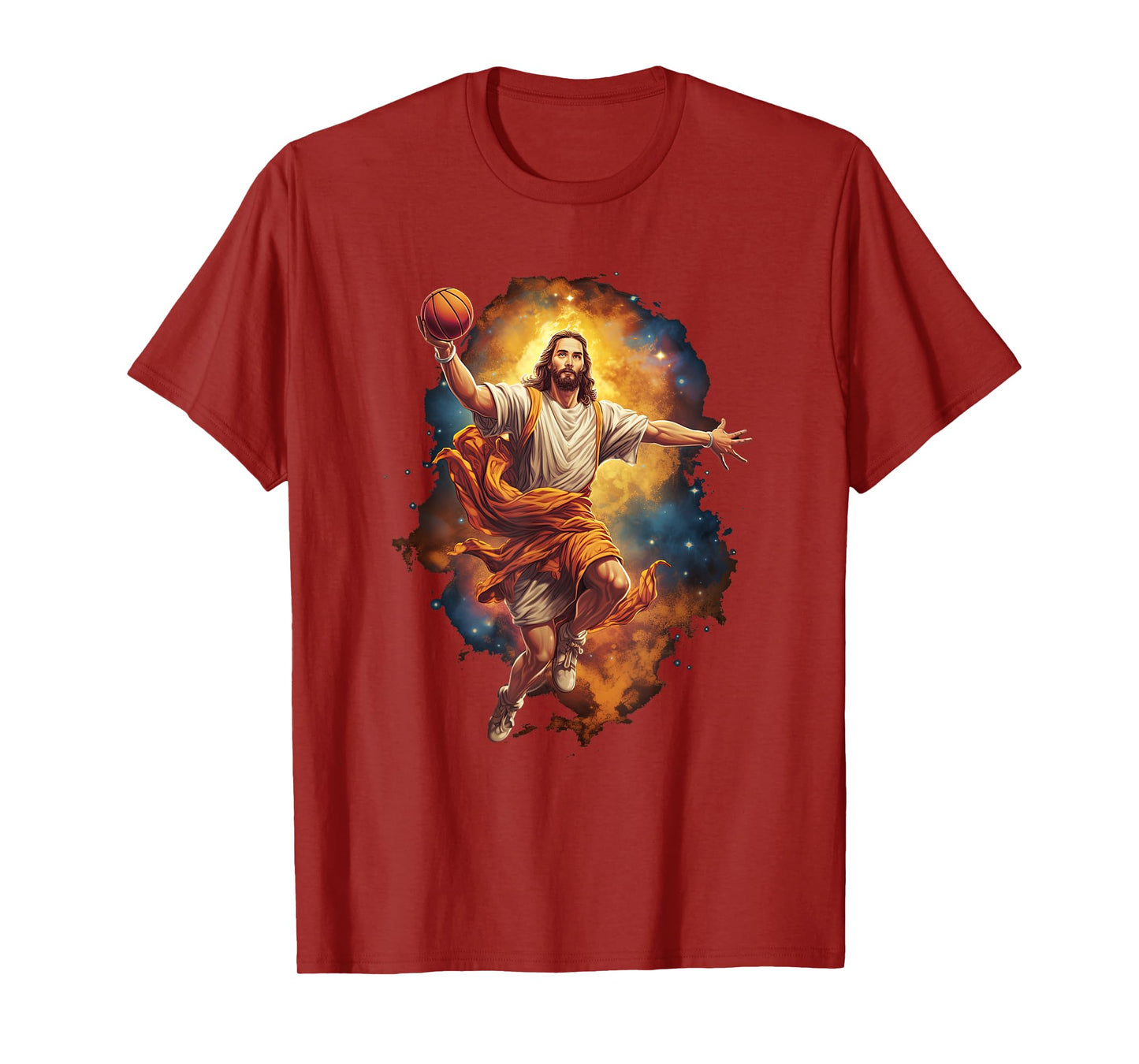 Funny Jesus Playing Basketball T-Shirt
