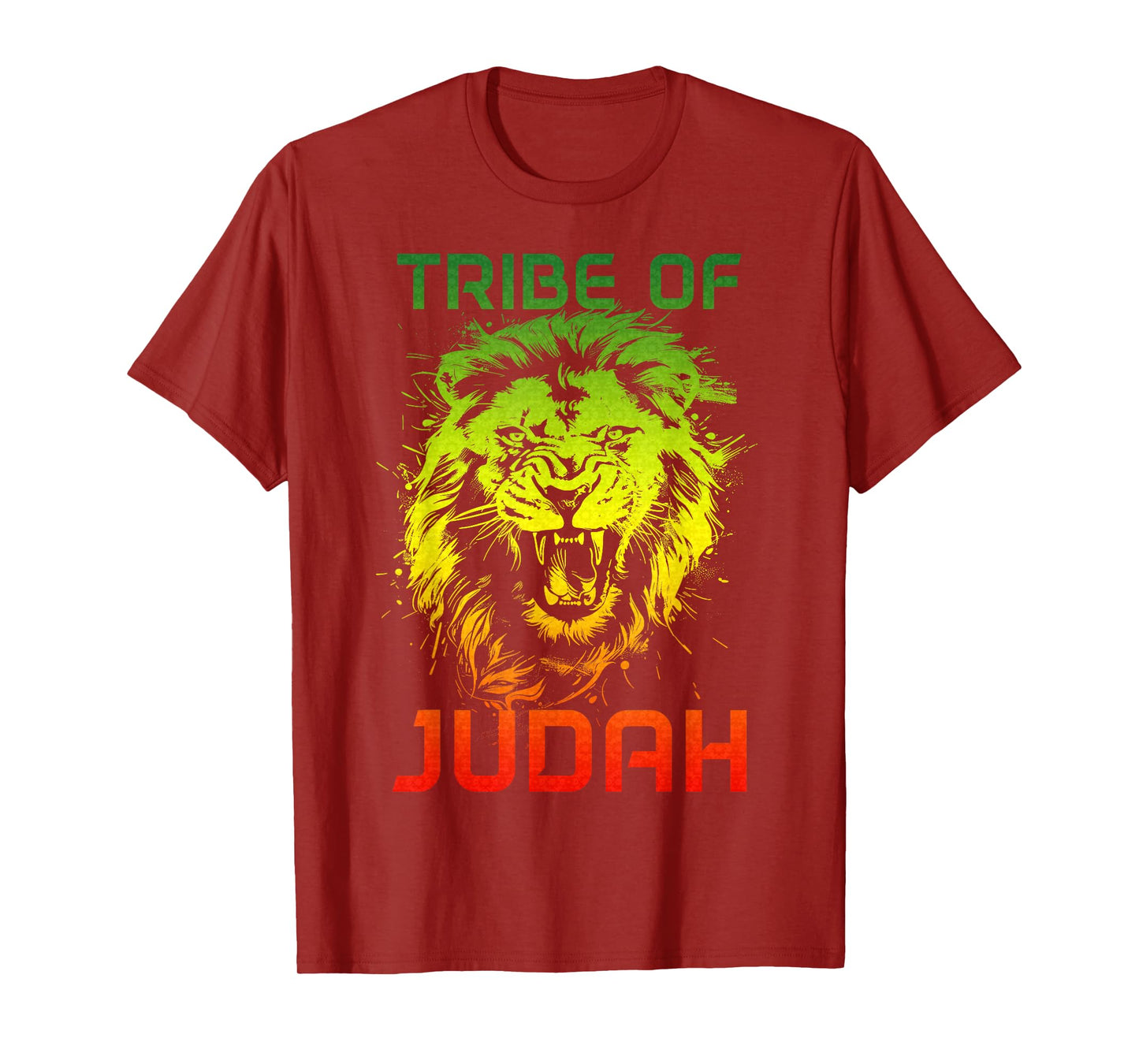 Lion Of Judah Tribe Hebrew Israelite Reggae African YHWH T-Shirt