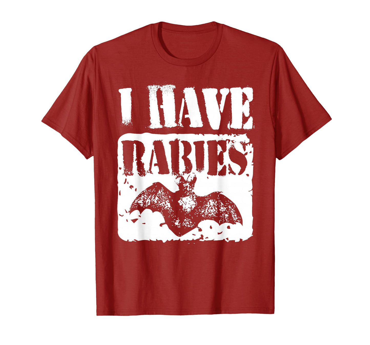 I Have Rabies Funny Bat Meme Vintage Tee T-Shirt