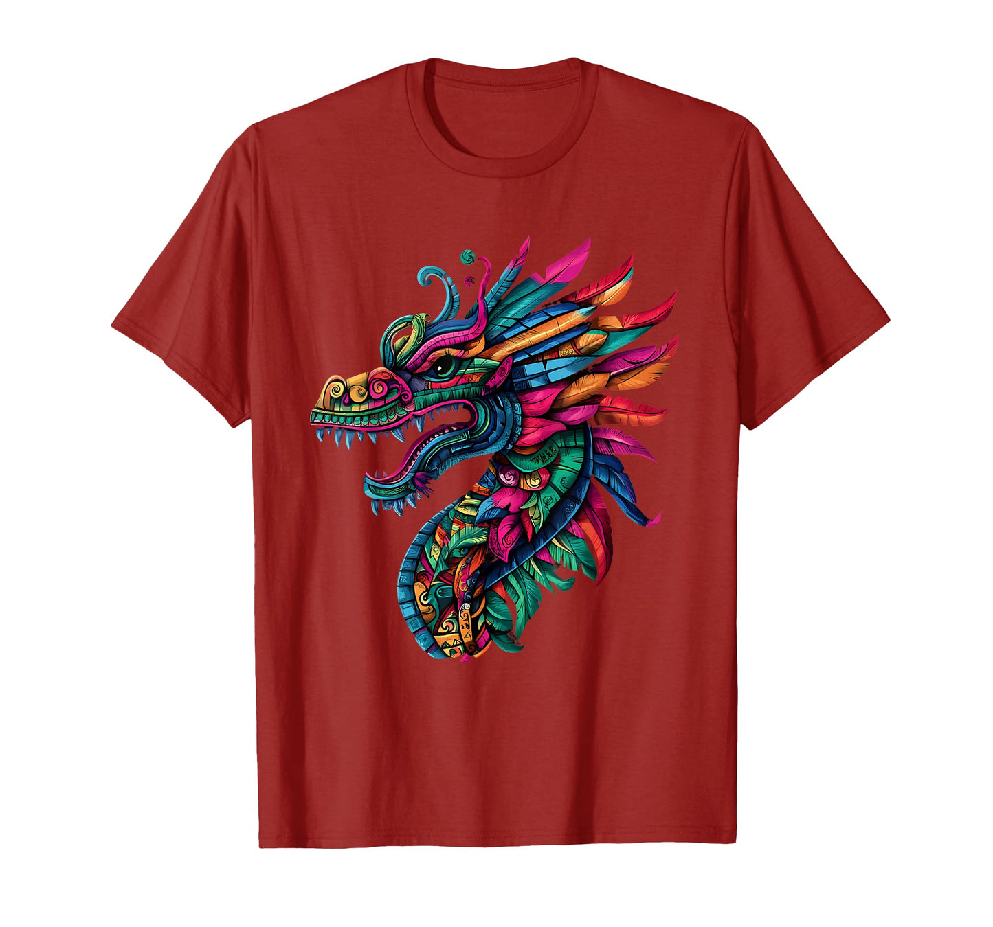 Aztec God Mexican Mythology Quetzalcoatl Feathered Serpent T-Shirt