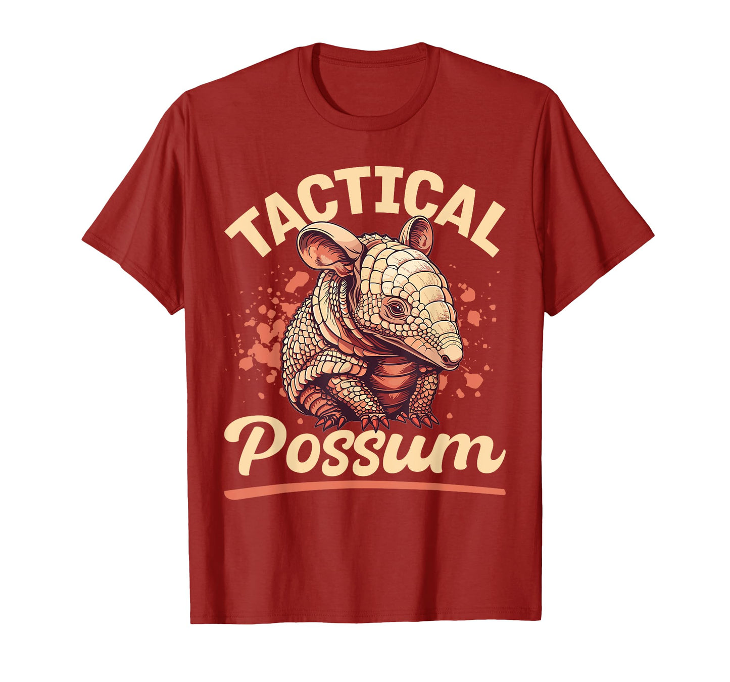 Funny Armadillo Animal Tactical Possum T-Shirt
