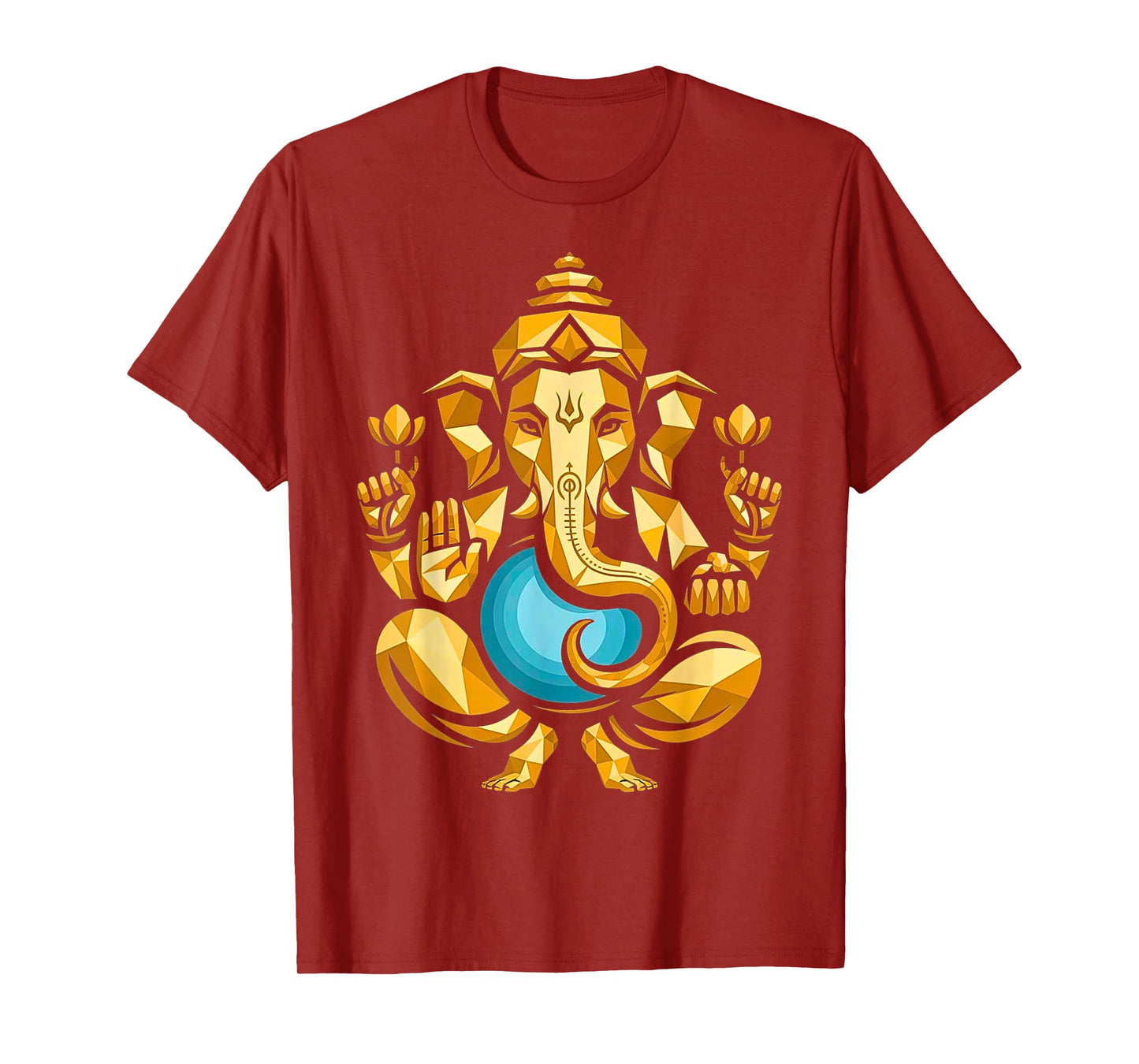 Hindu Ganesha Puja Elephant God India Meditation Yoga Murti T-Shirt