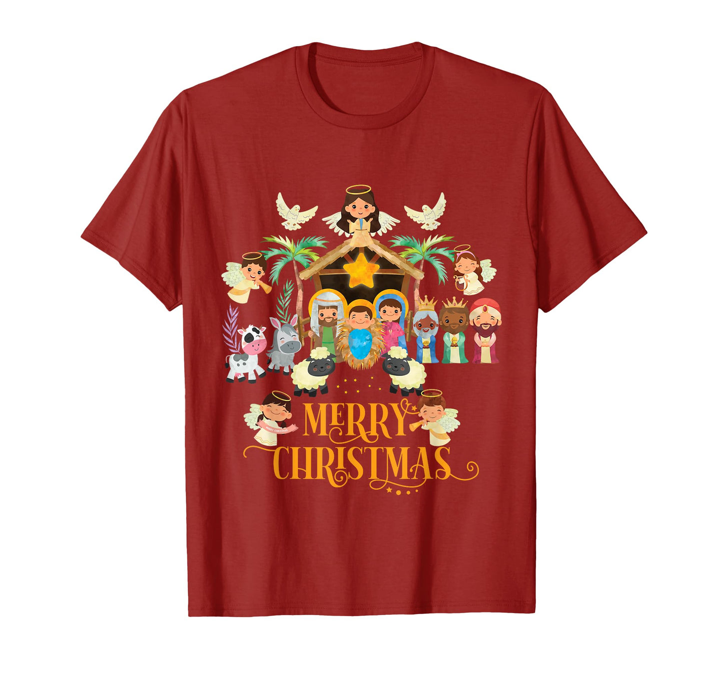Christmas Nativity True Story Nativity Scene T-Shirt