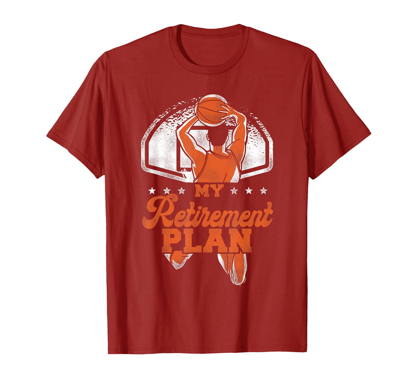 Basketball Bball Retirement My Retirement Plan T-Shirt