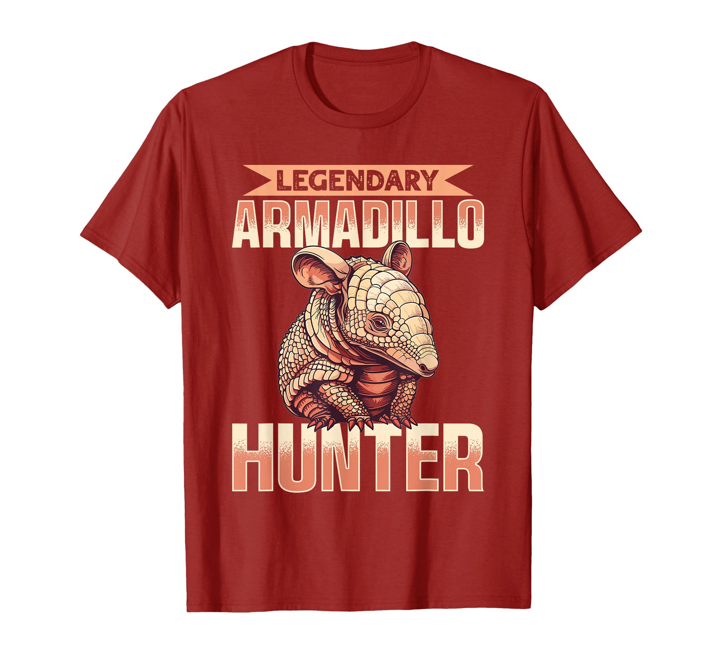 Funny Armadillo Animal Legendary Armadillo Hunter T-Shirt