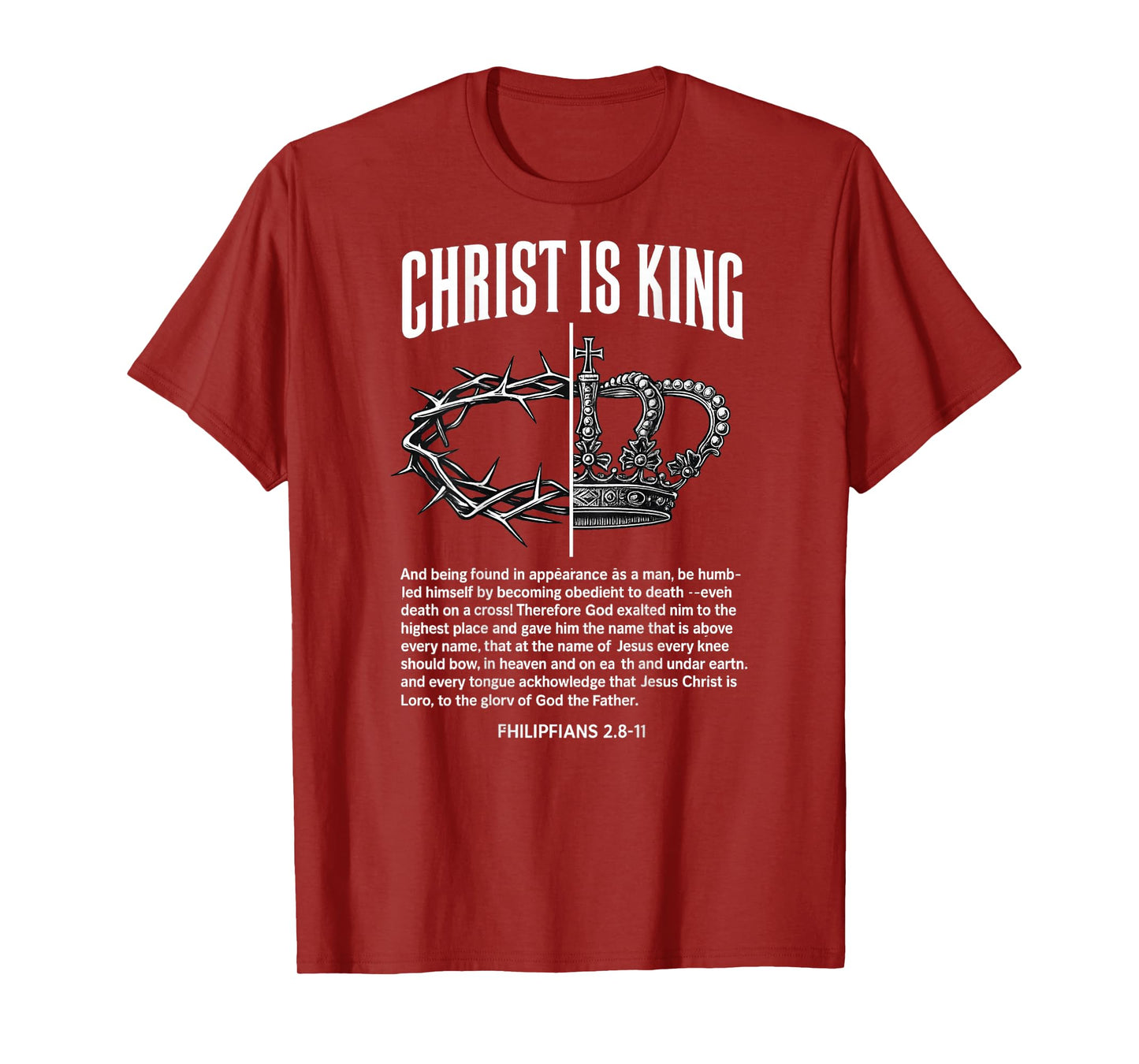 Christ is King X Faith Community Church Crown Love T-Shirt