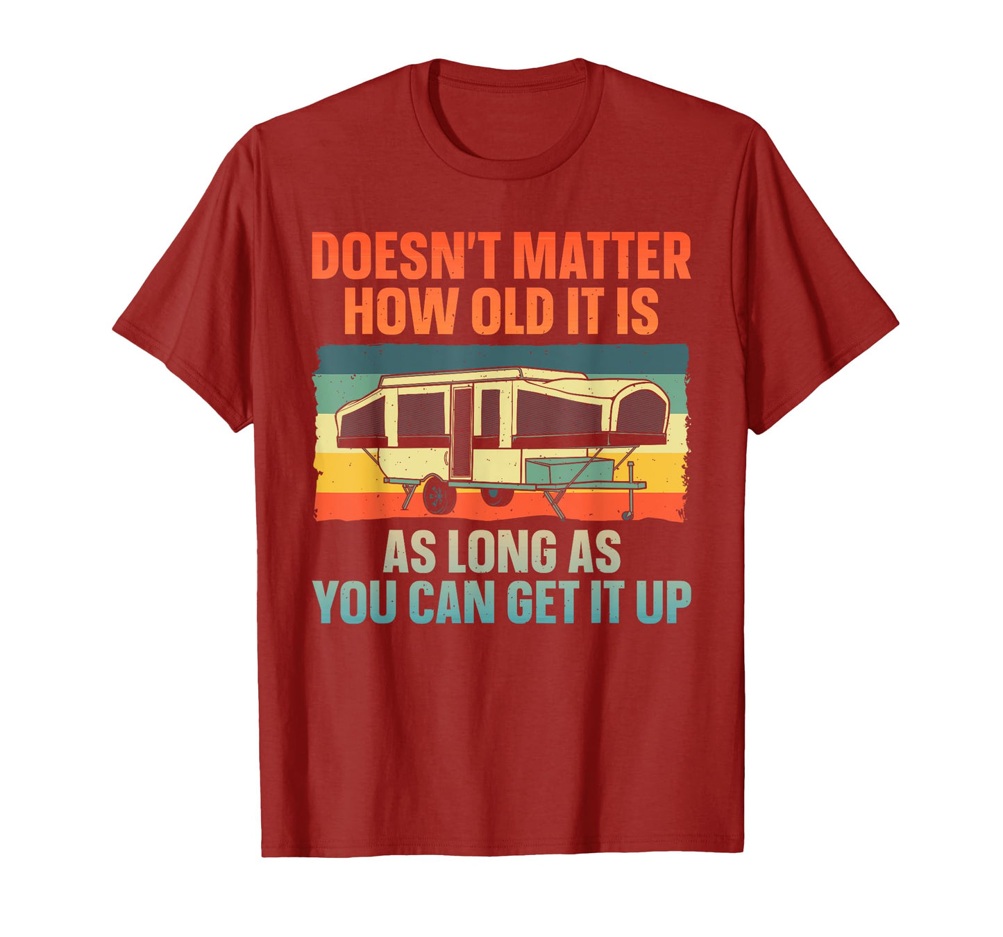 Best Pop Up Camper Art For Men Women Pop Up Trailer Camping T-Shirt