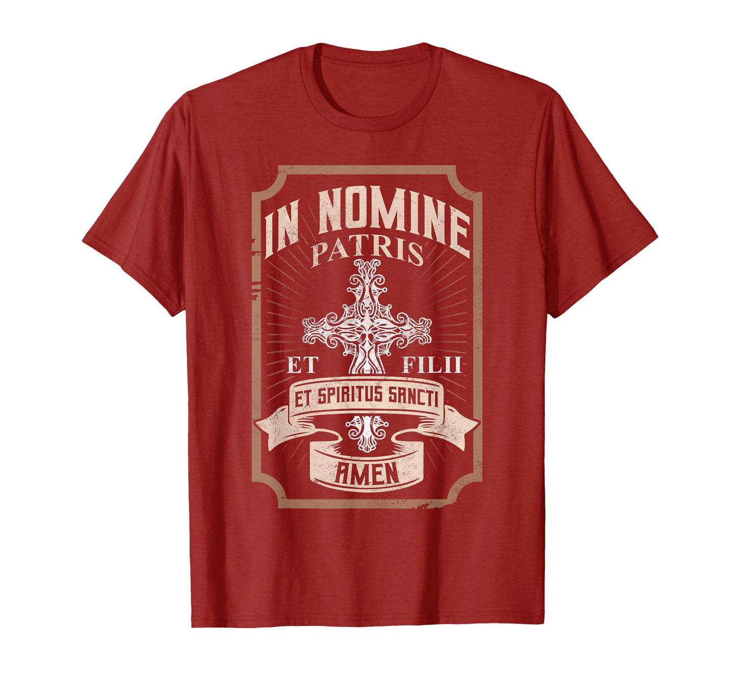 In Nomine Patris Christian Prayer T-Shirt