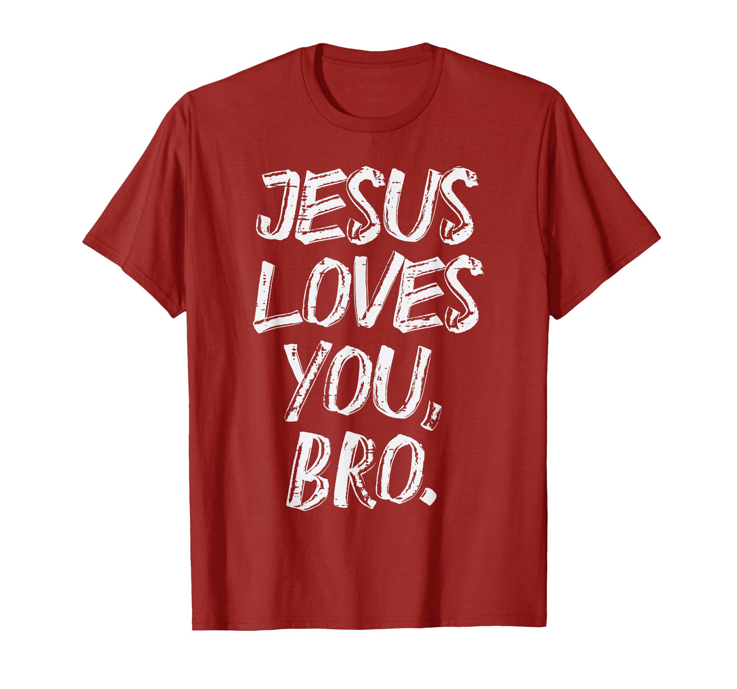 Jesus Loves Bro Religious God Jesus Christian Kids Men T-Shirt