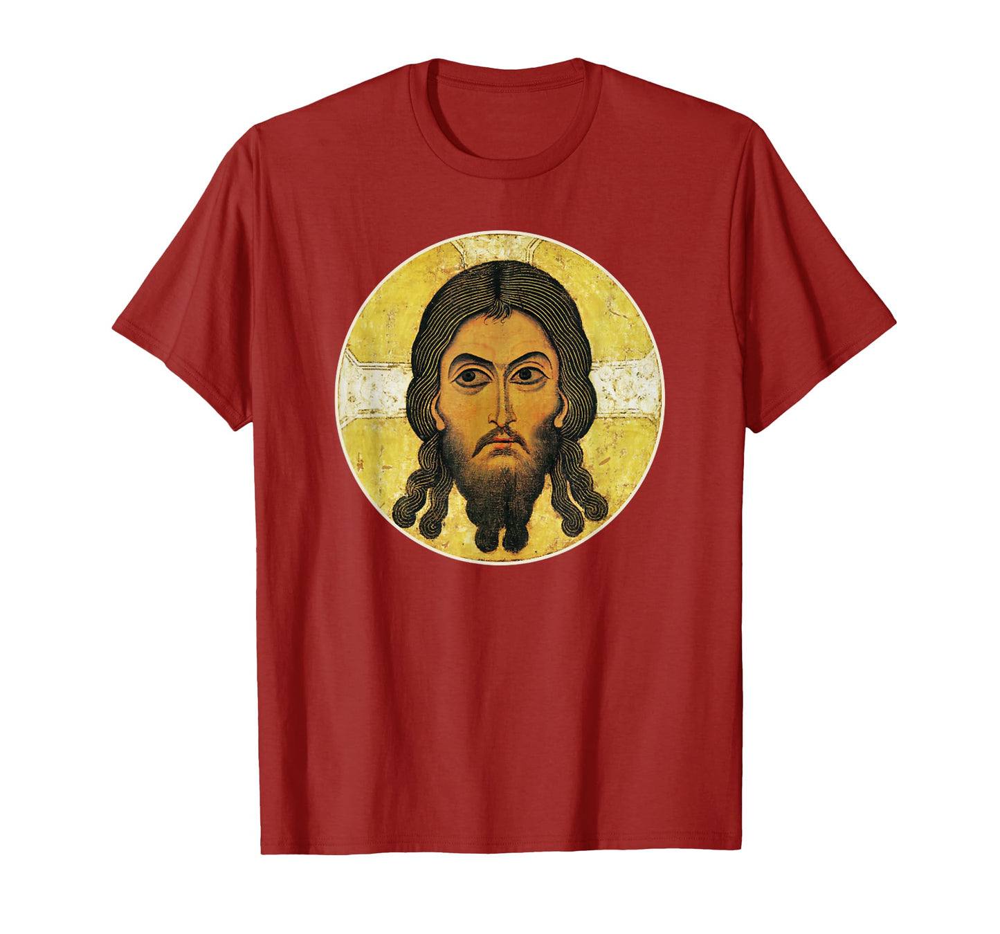 Vintage Christ Acheiropoietos Holy Face Of Jesus Orthodox T-Shirt