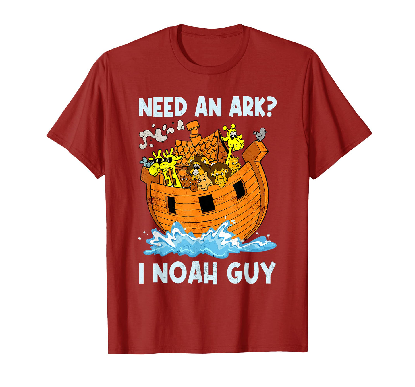 Need An Ark I Noah Guy Retro Christian Religion Bible Verse T-Shirt