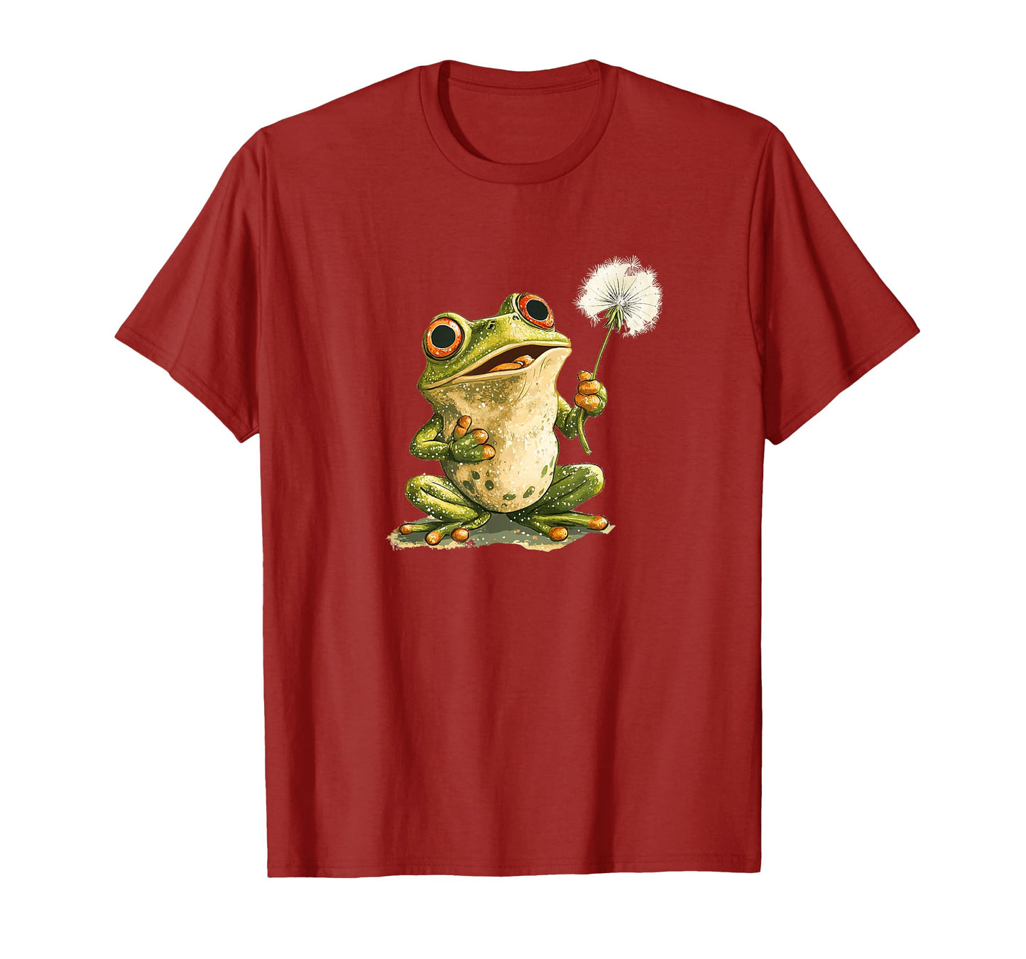 Nice Frog blows Dandelion Flower Costume T-Shirt