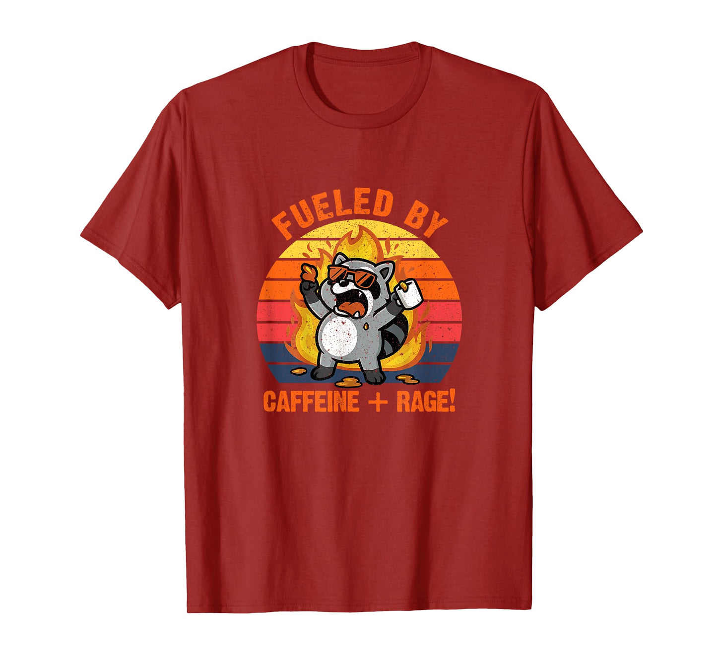Fueled By Caffeine Rage T-Shirt