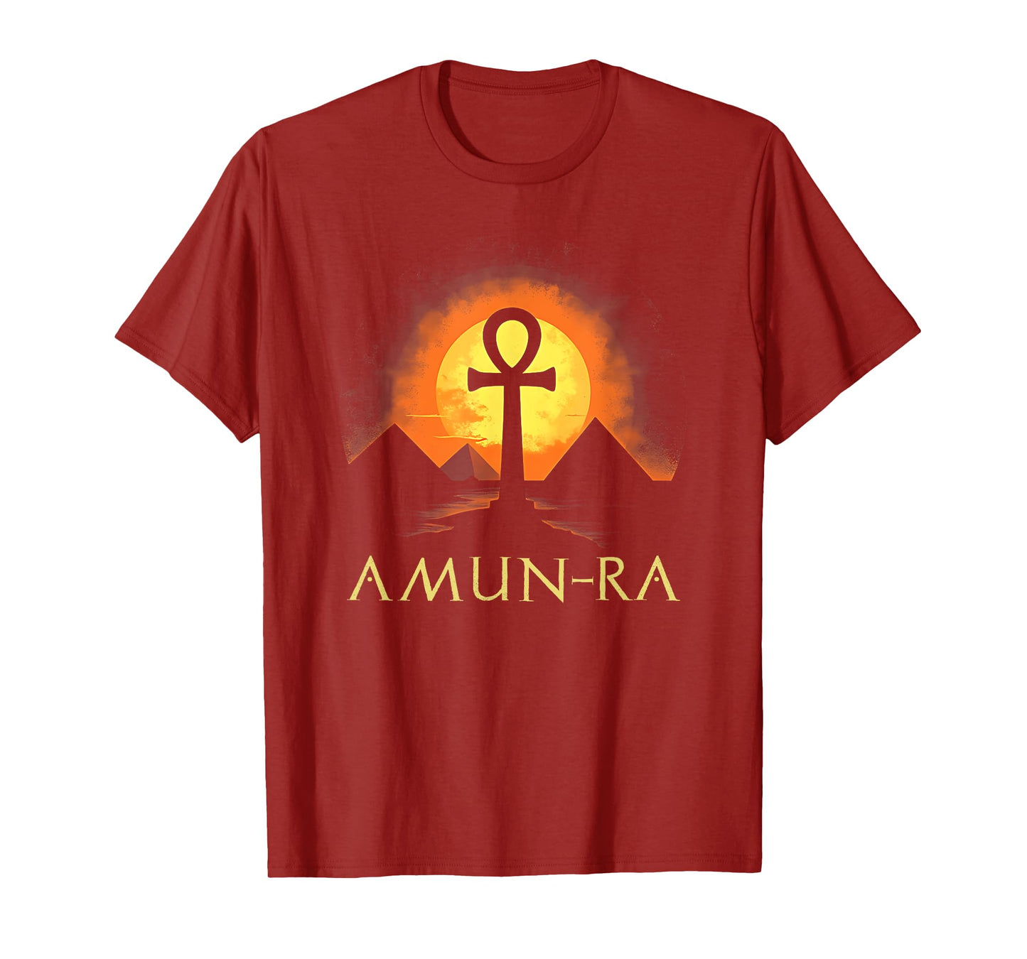 Amun Ra Ancient Egyptian God Ankh T-Shirt