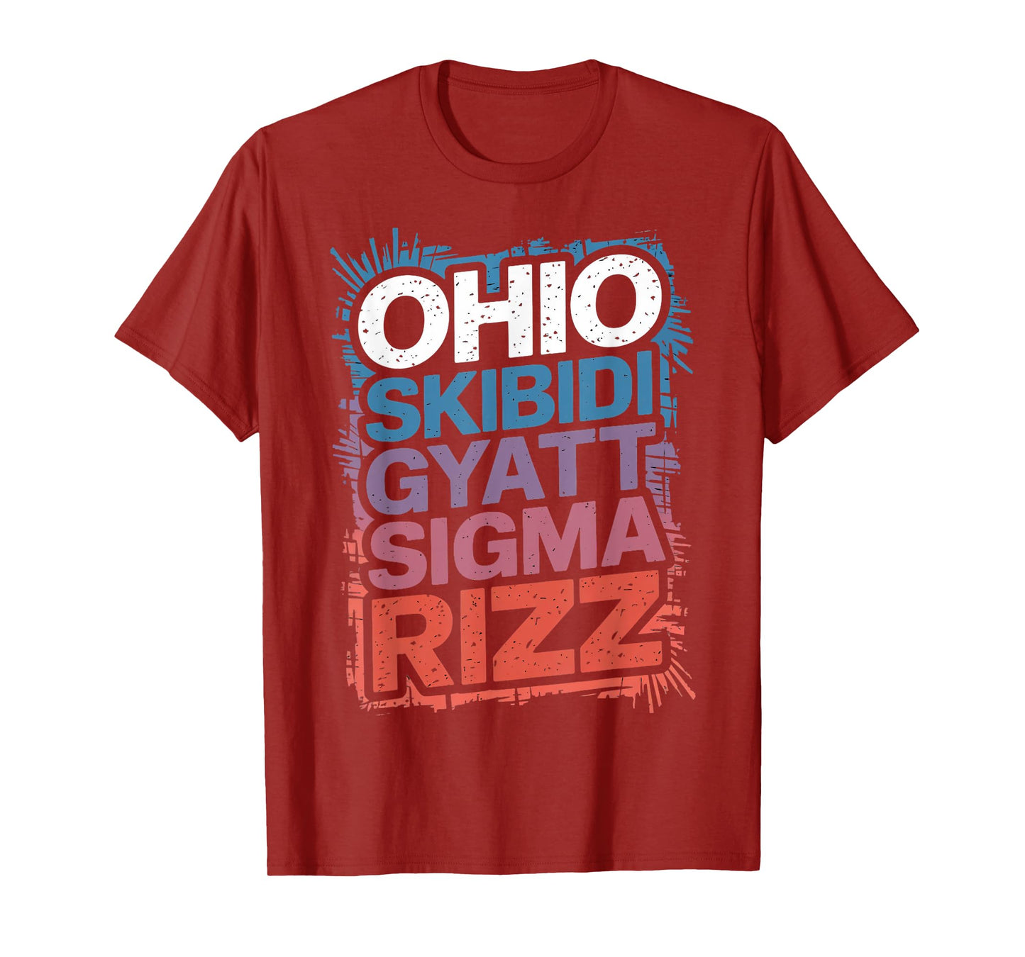 Ohio Skibidi Gyatt Sigma Rizz Gen Slang Rizz Funny Rizzler T-Shirt