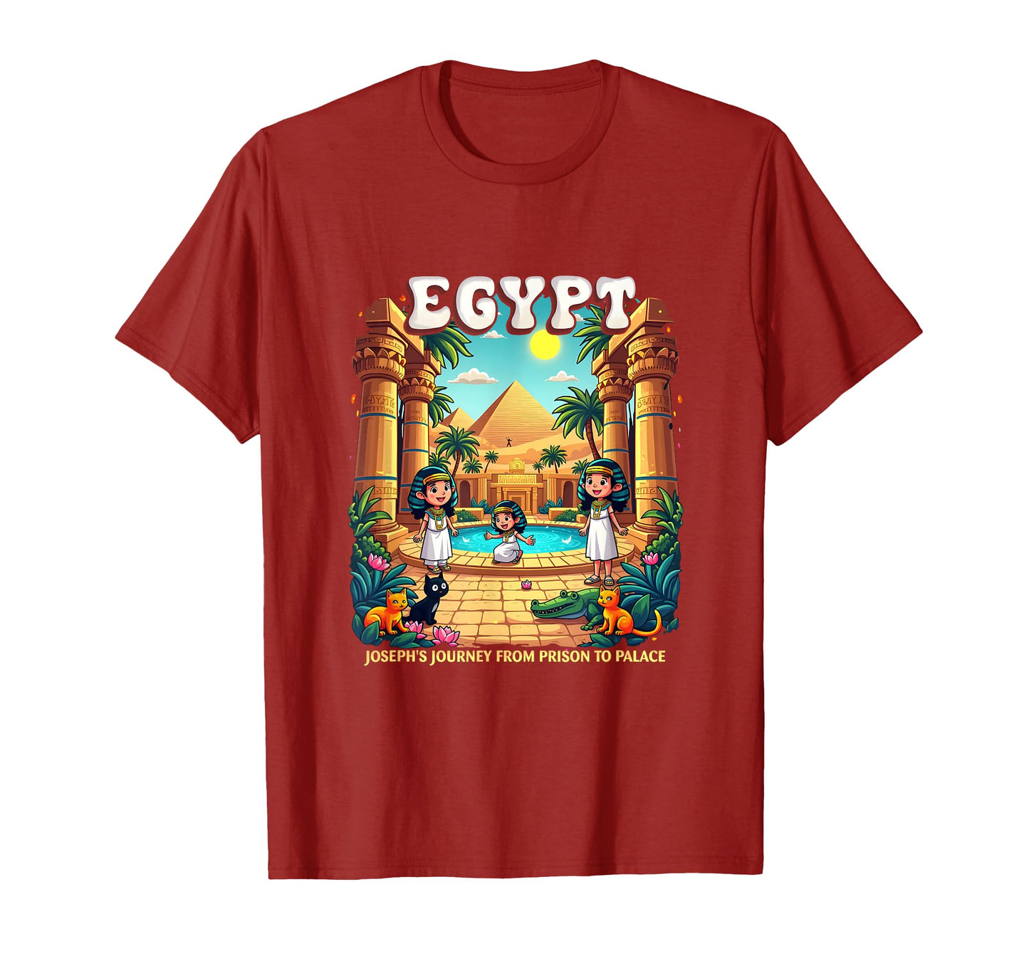 Egypt Adventure Kids VBS 2025 Camp Youth Trip T-Shirt