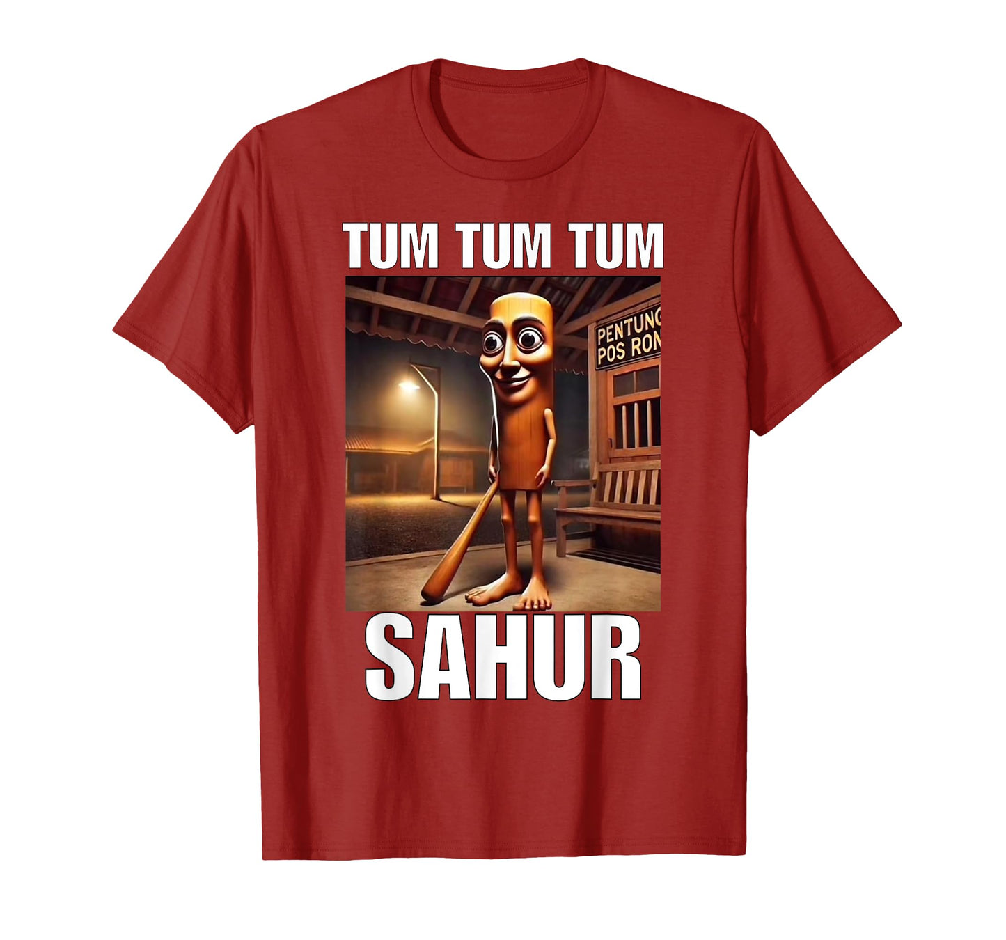 Funny tum tum tum sahur italian brainrot gen z T-Shirt