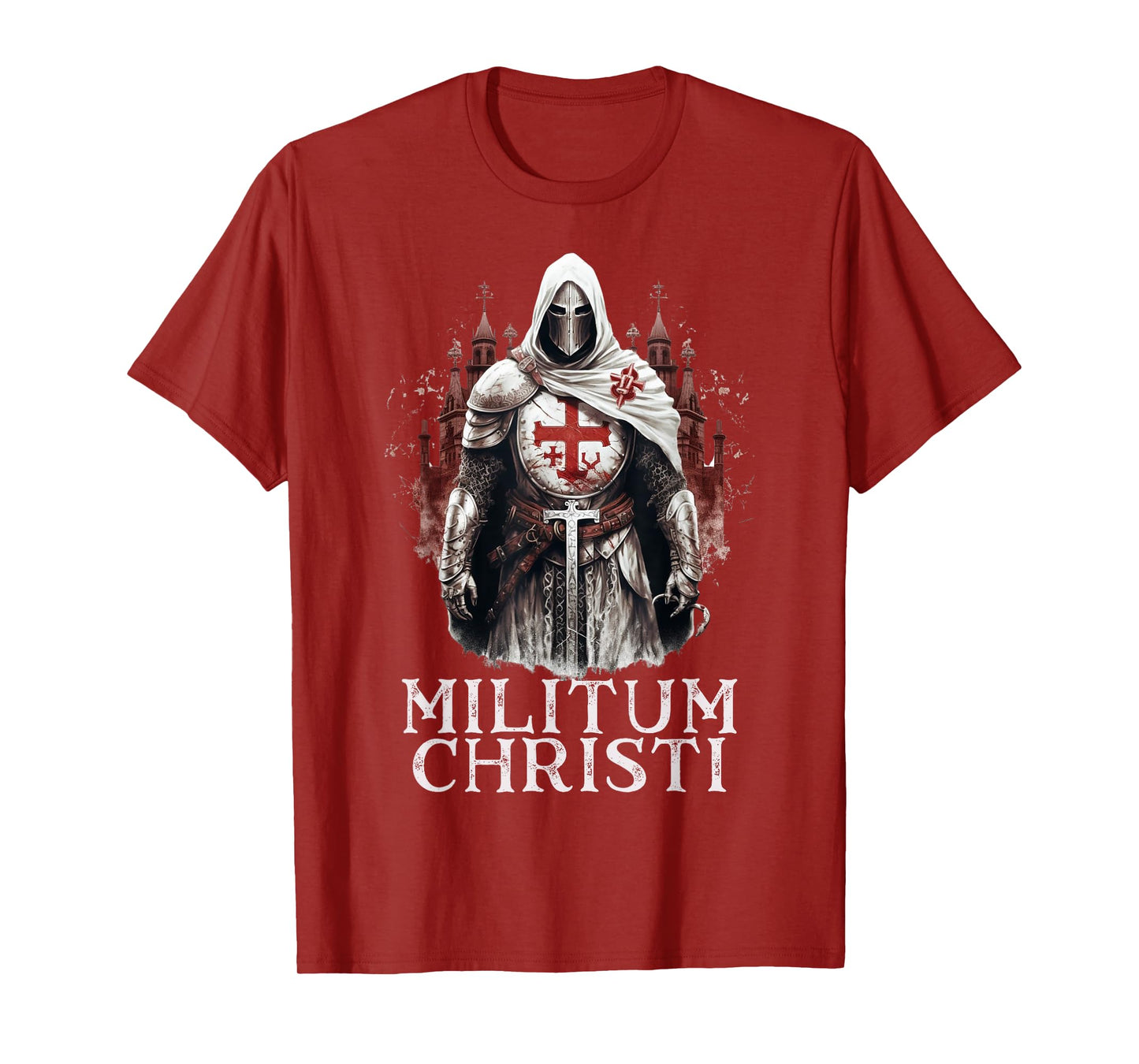 Catholic Knight Templar Crusader Cross T-Shirt